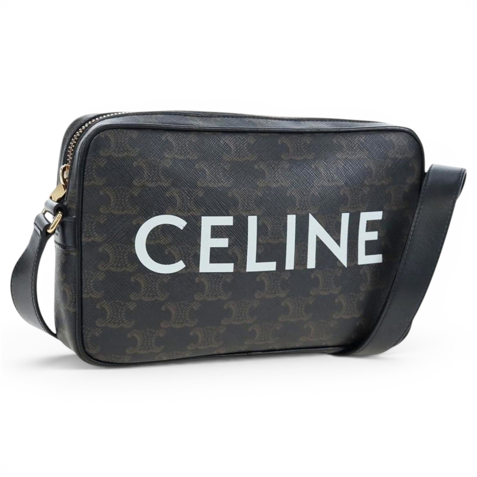 Triomphe leather handbag