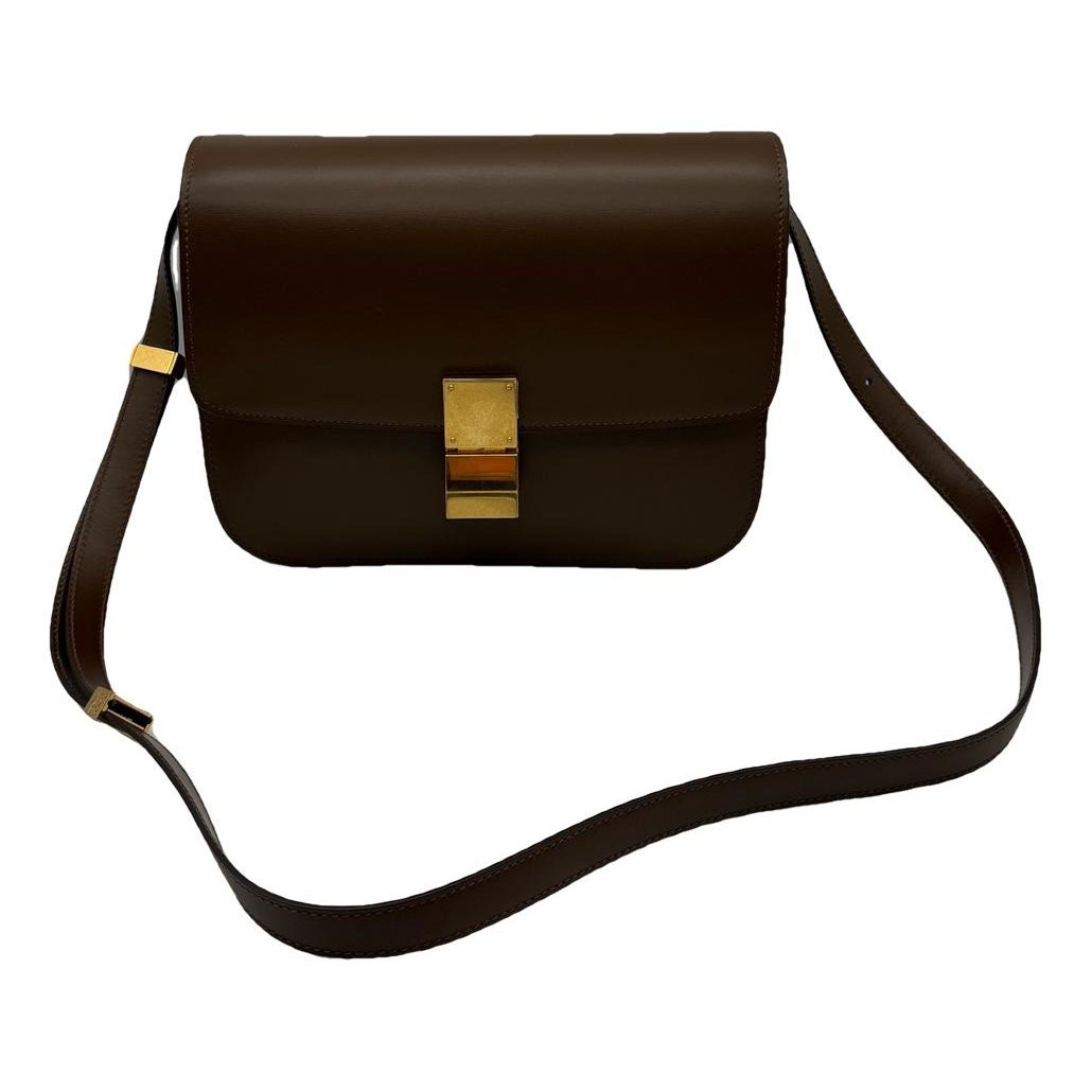 Classic leather crossbody bag