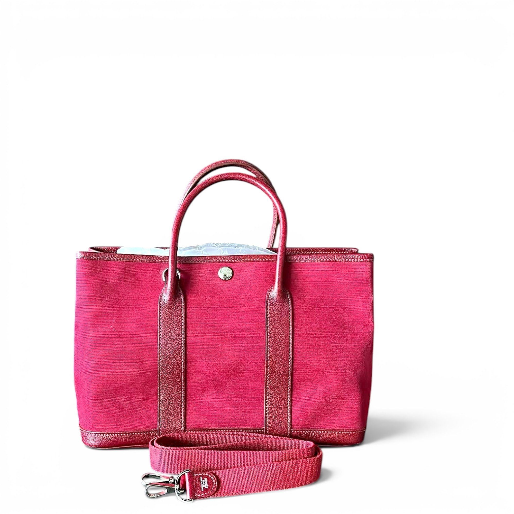 Garden Party leather handbag