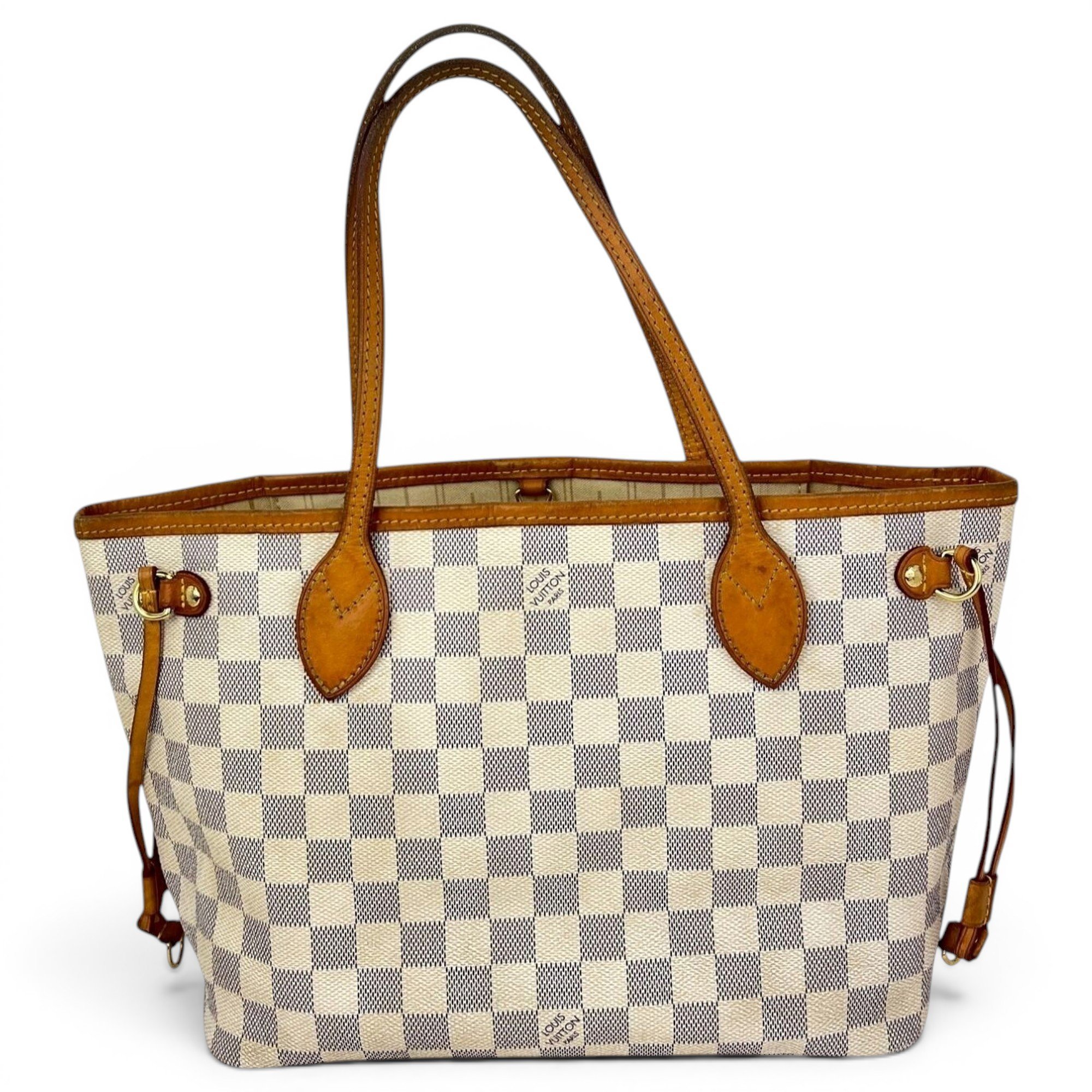Neverfull leather tote