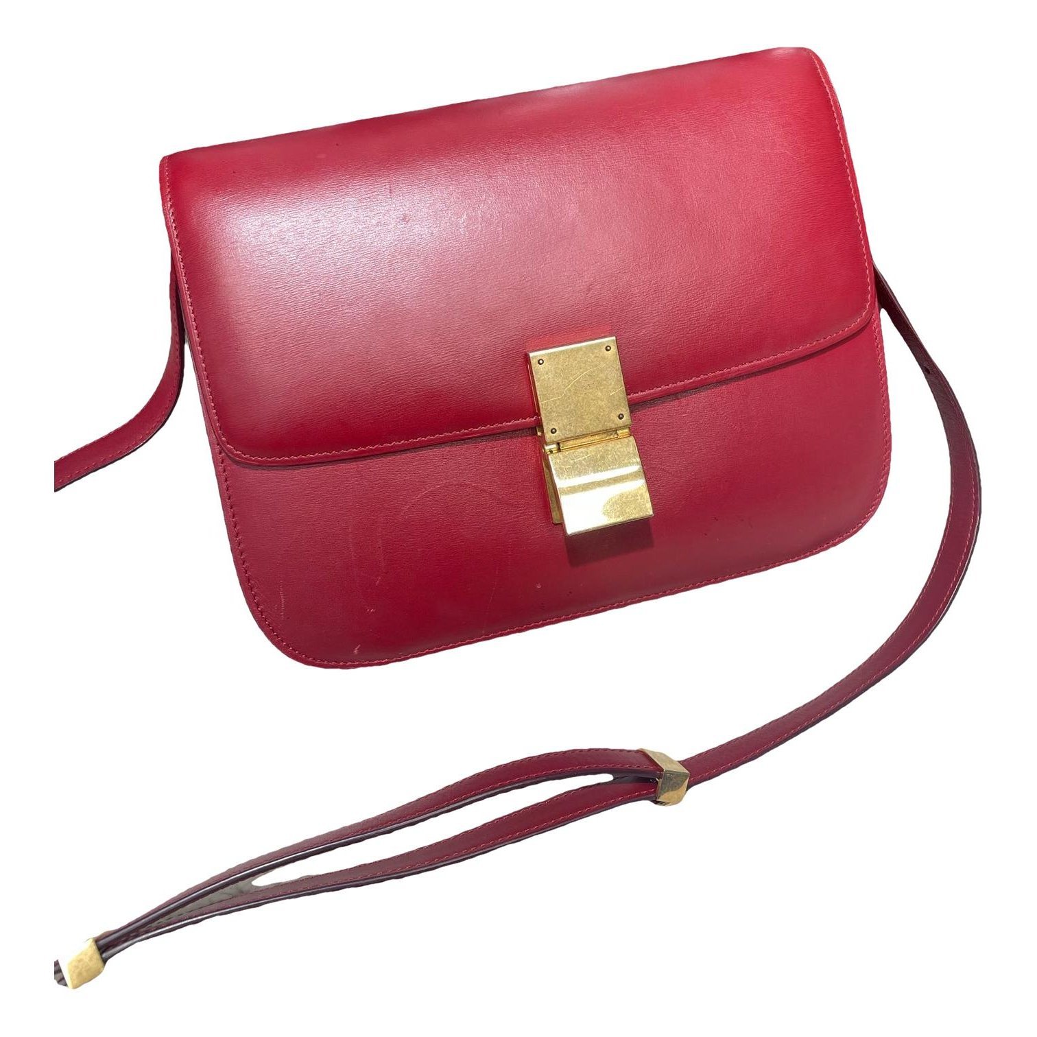 Classic leather crossbody bag