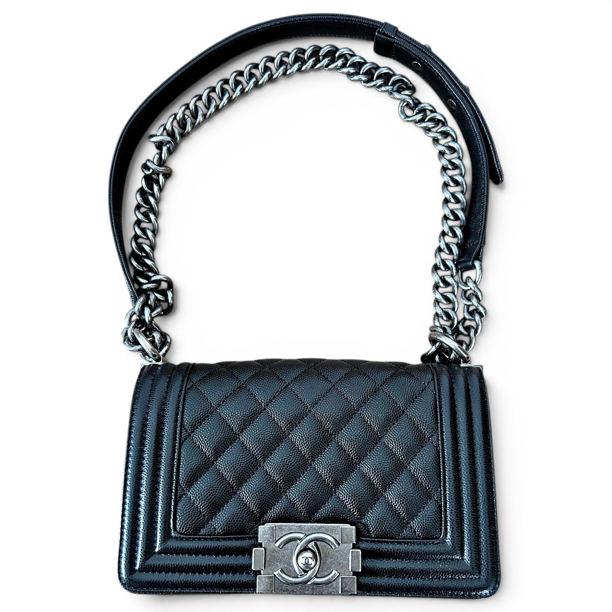 Boy leather handbag
