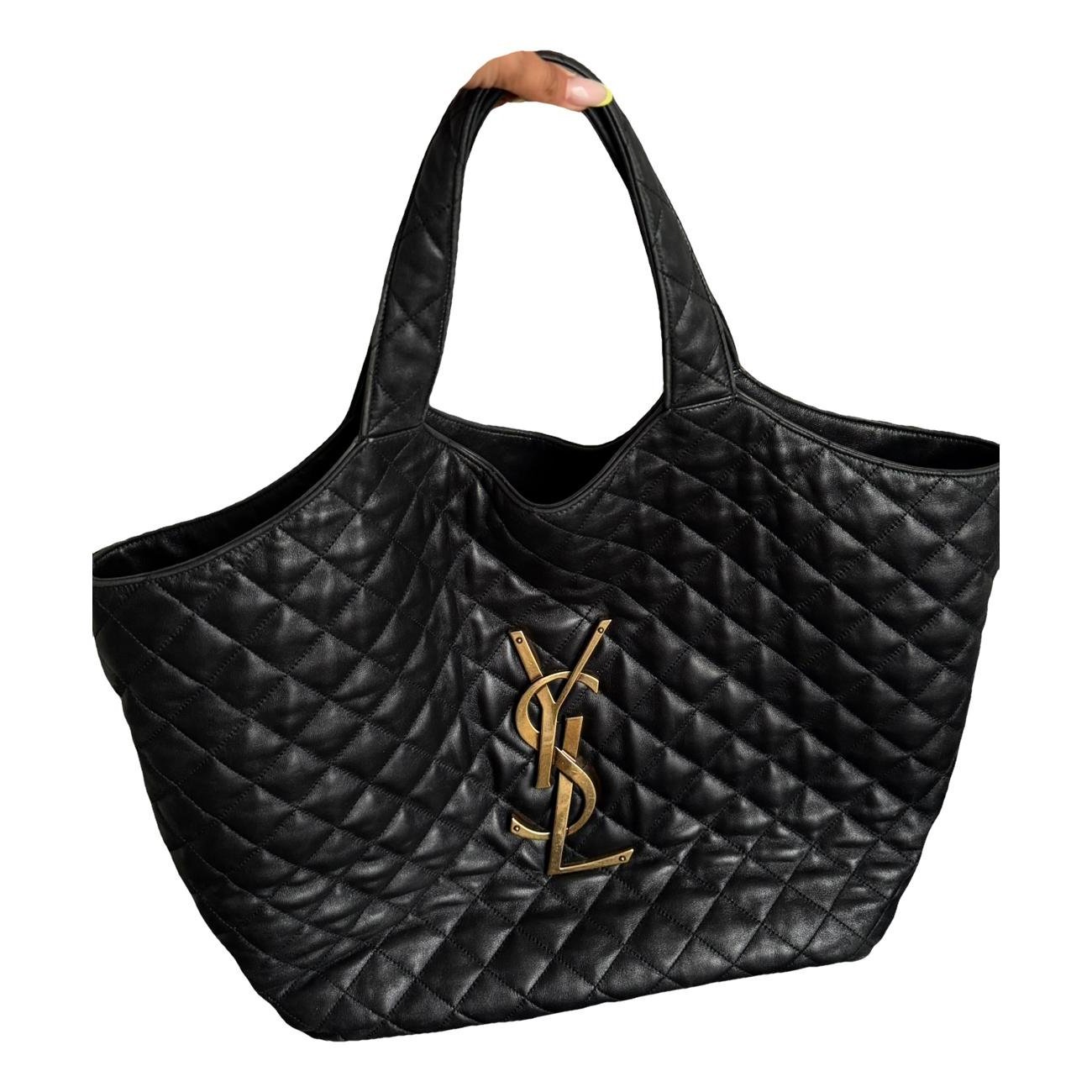 Leather tote