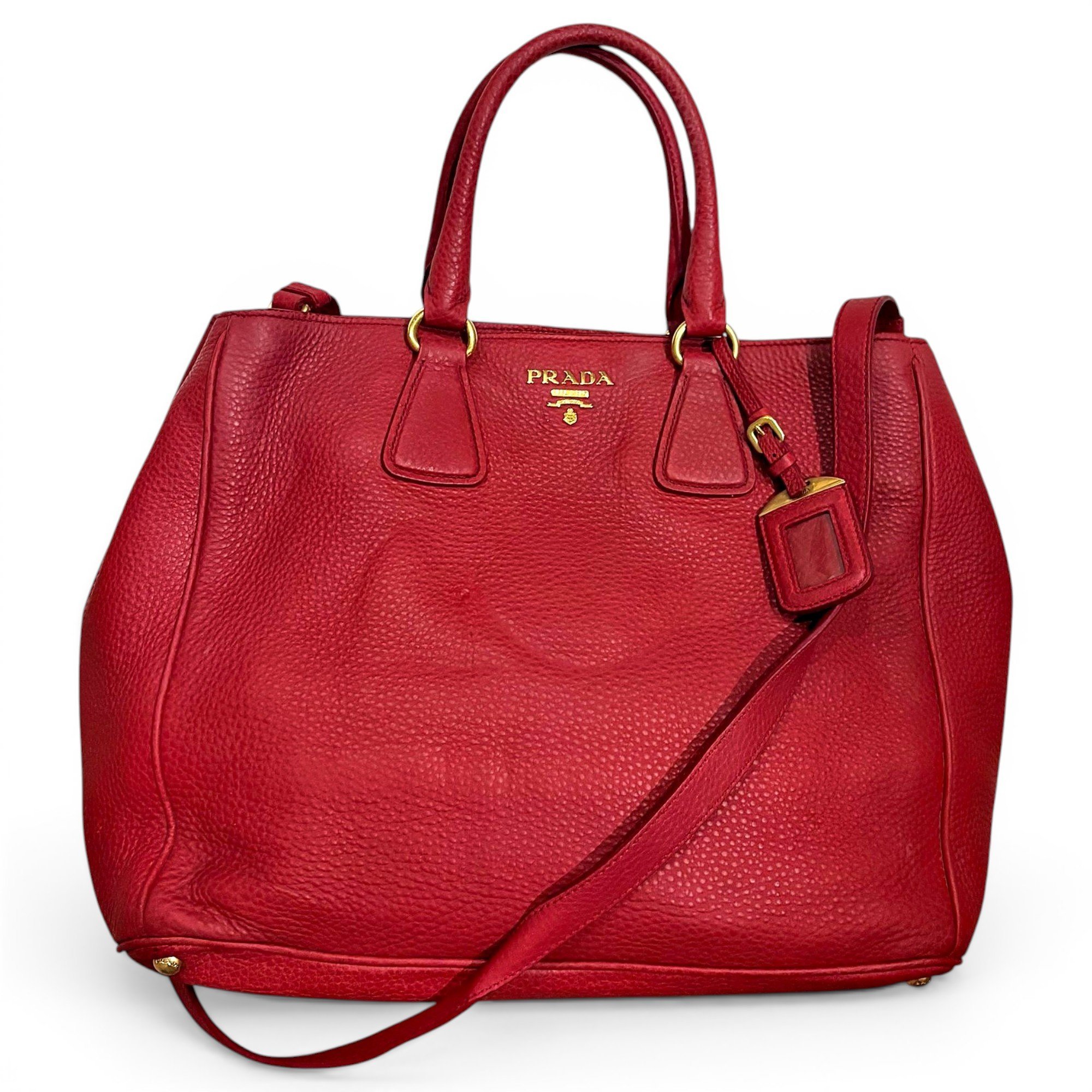 Leather tote