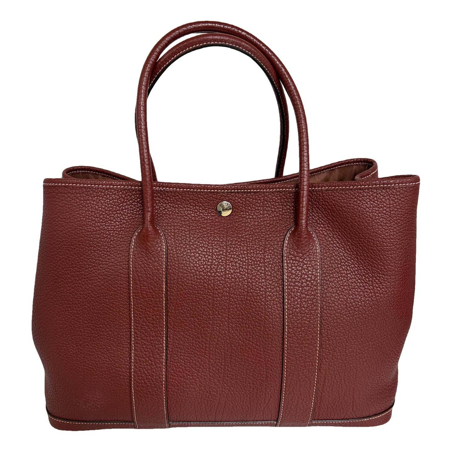 Garden Party leather handbag