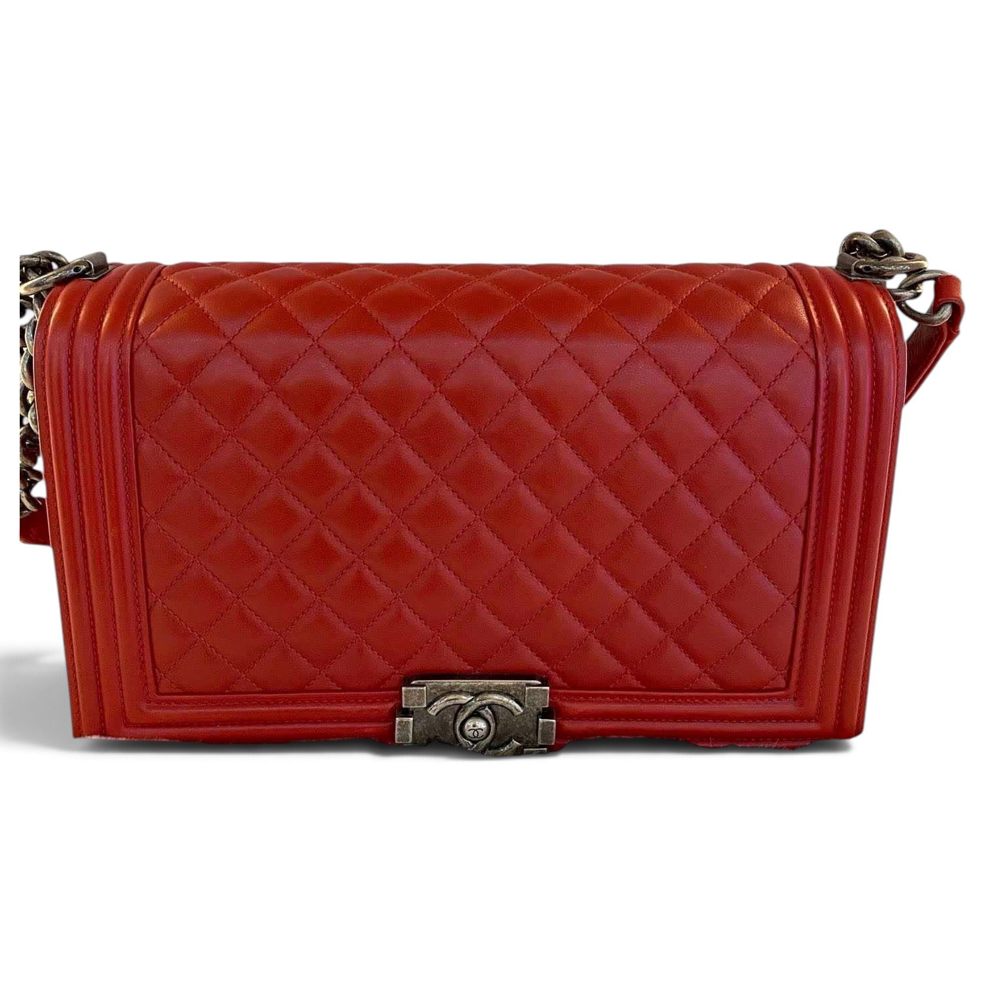 Boy leather crossbody bag