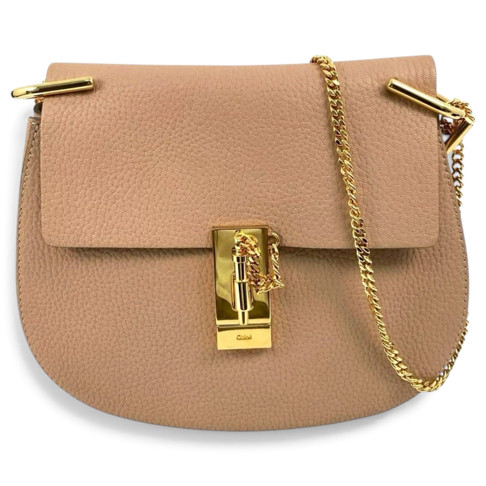 Drew leather handbag
