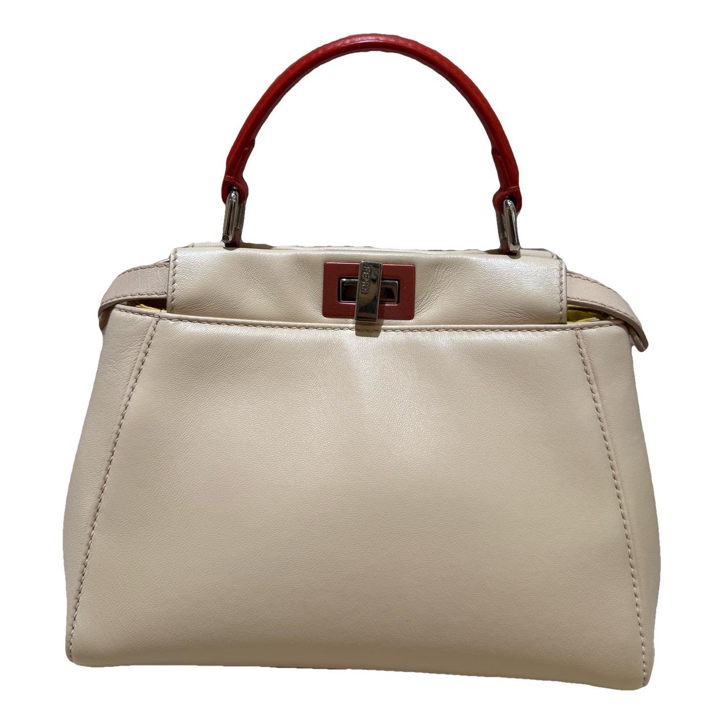 Peekaboo leather handbag