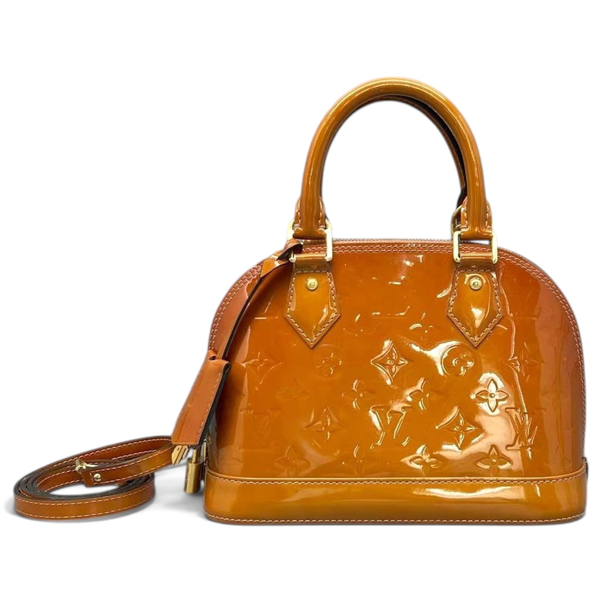 Alma BB patent leather handbag