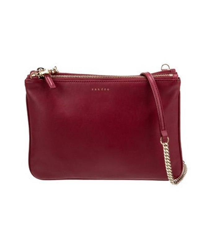 Sandro Leather Crossbody Bag