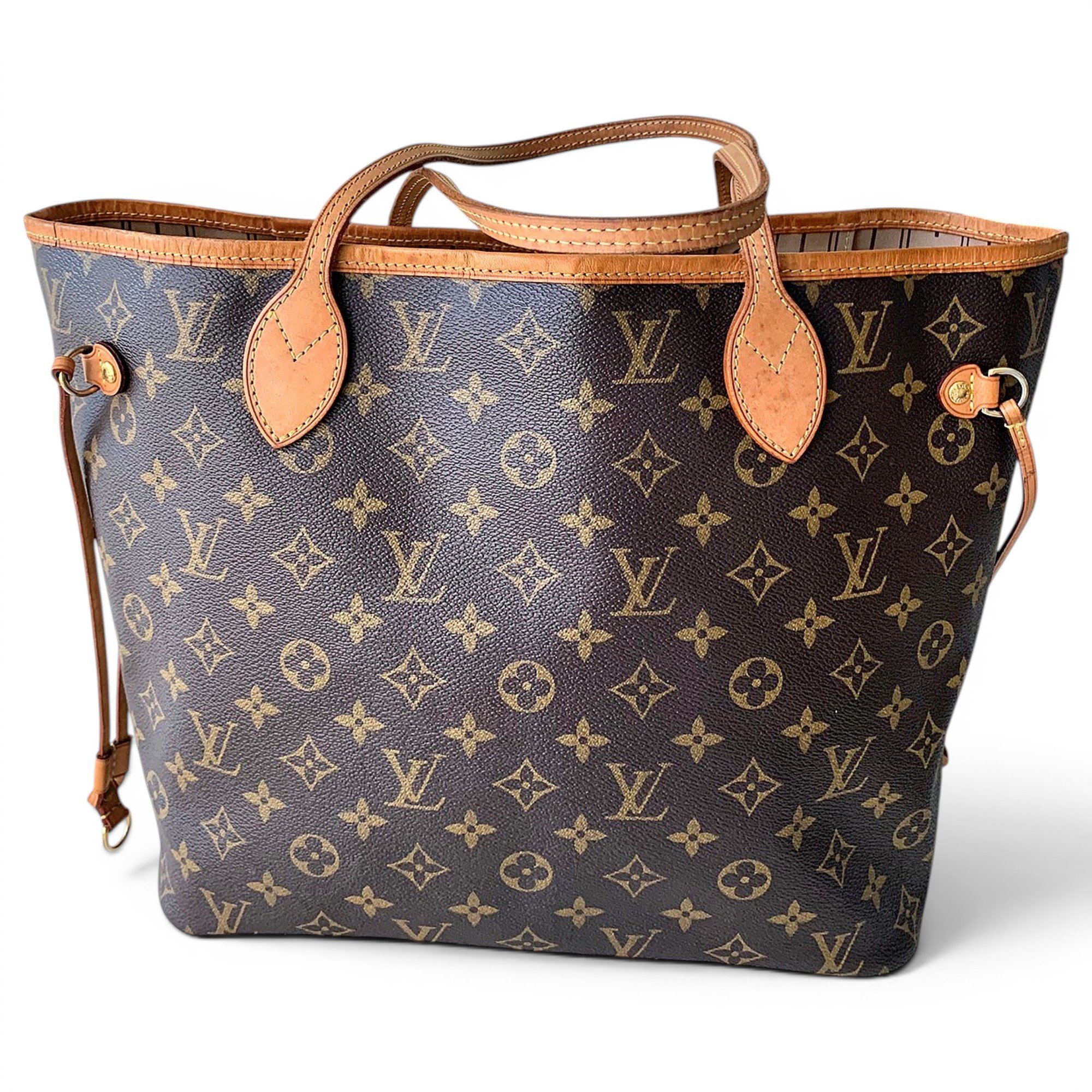 Neverfull leather tote