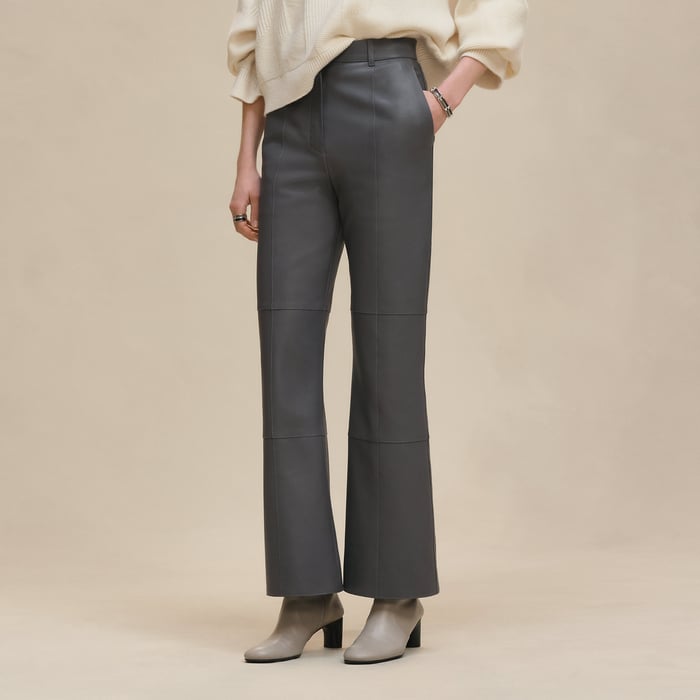 Gris Graphite Bootcut Chino Pants