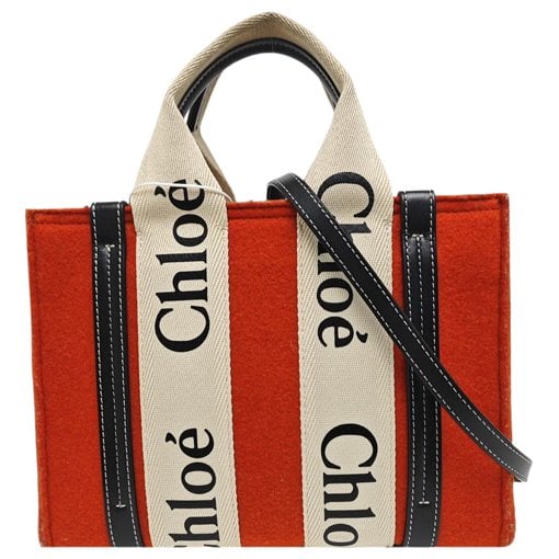 Woody cloth handbag