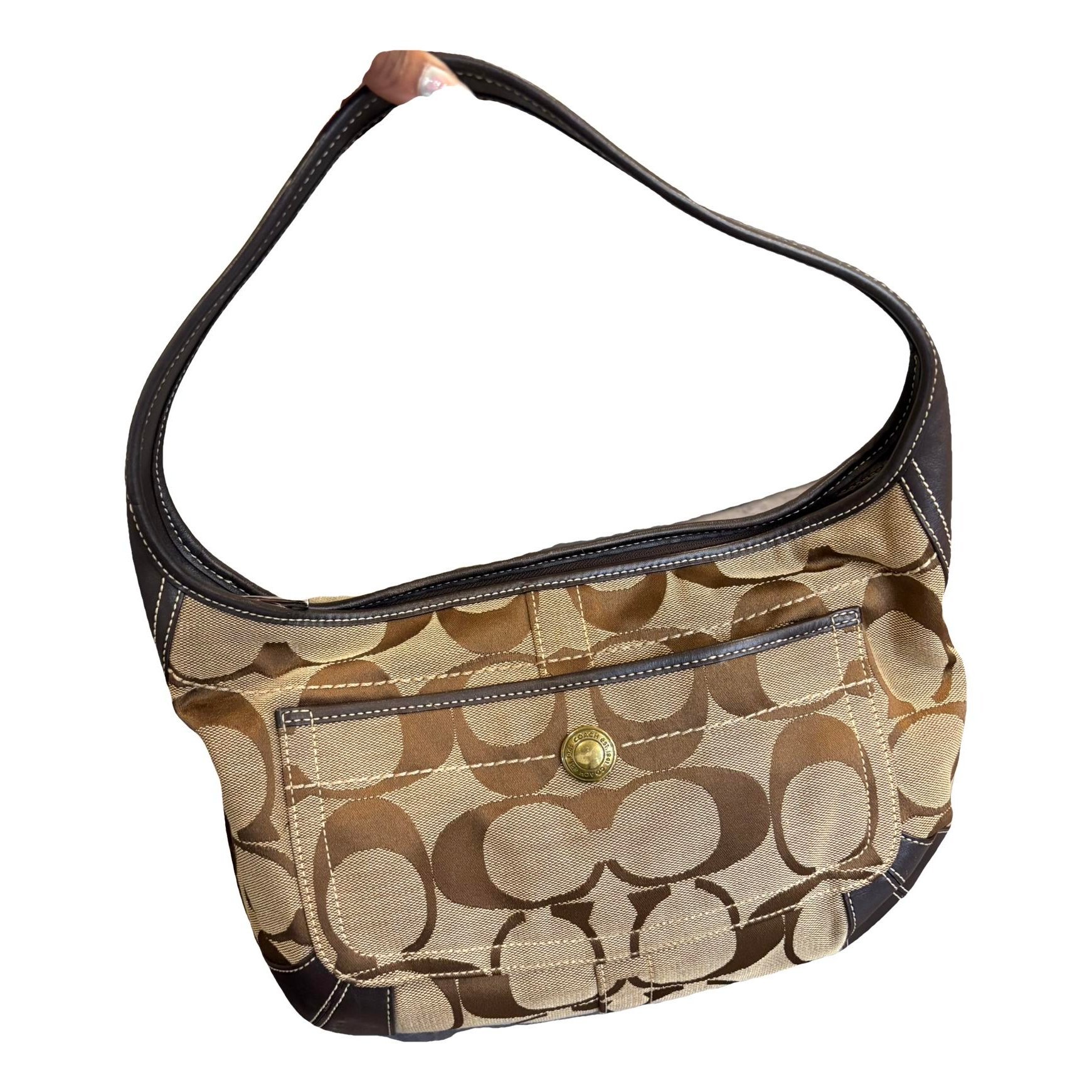 Leather handbag