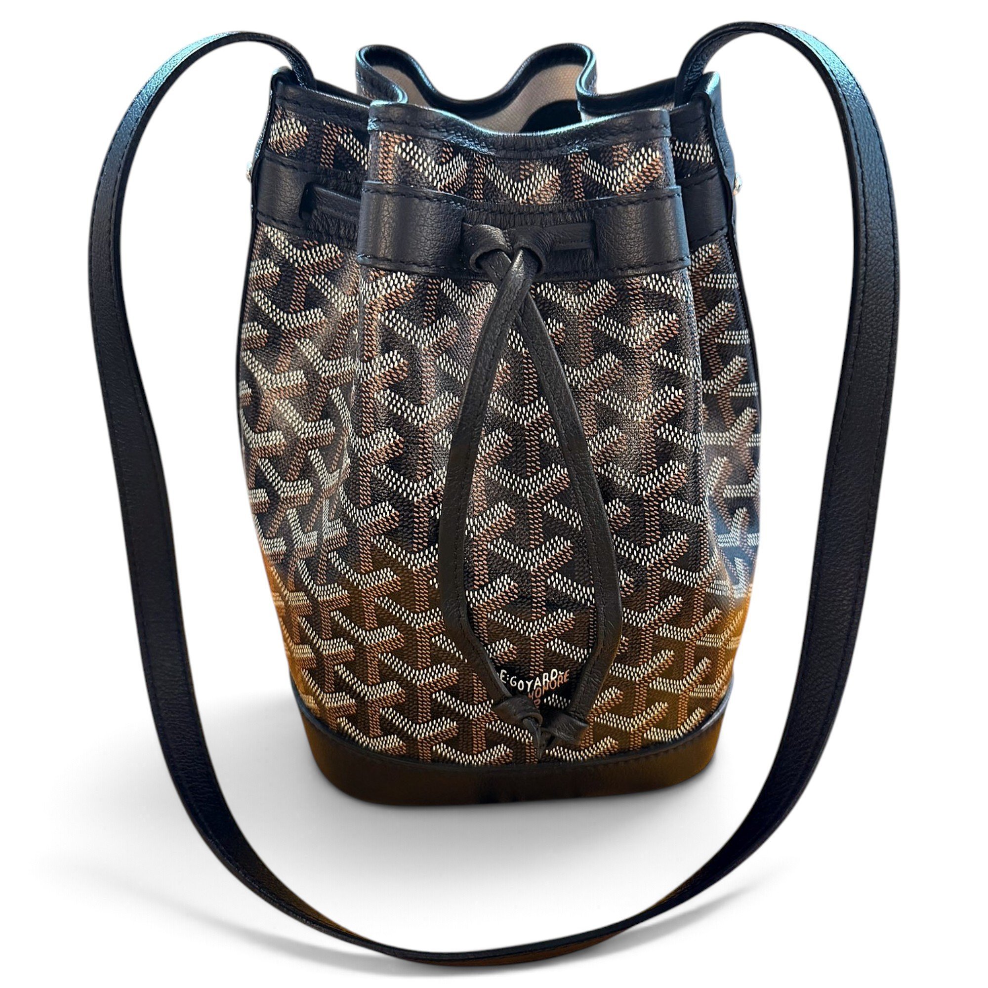 Goyard Petit Flot cloth crossbody bag