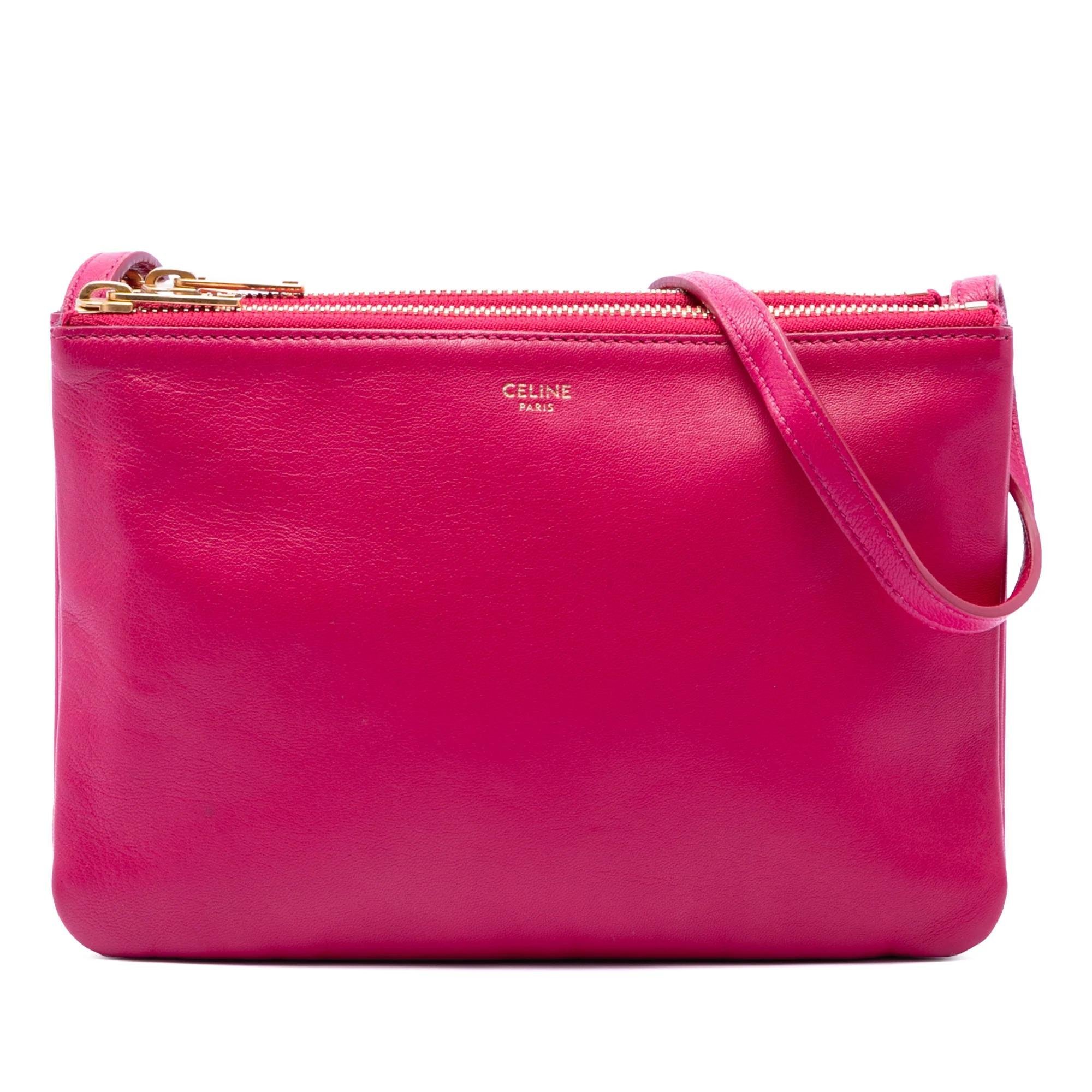Celine Trio pony-style calfskin handbag