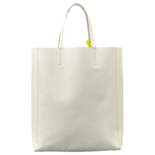 Cabas leather handbag