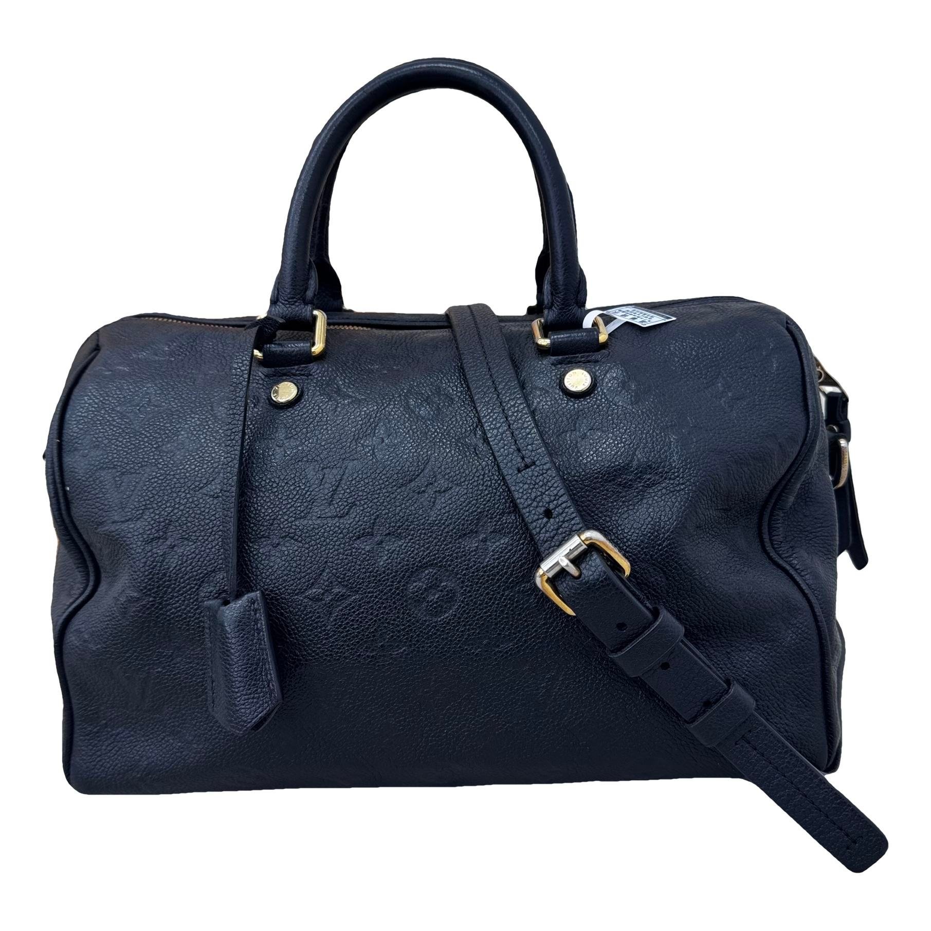 Speedy leather handbag