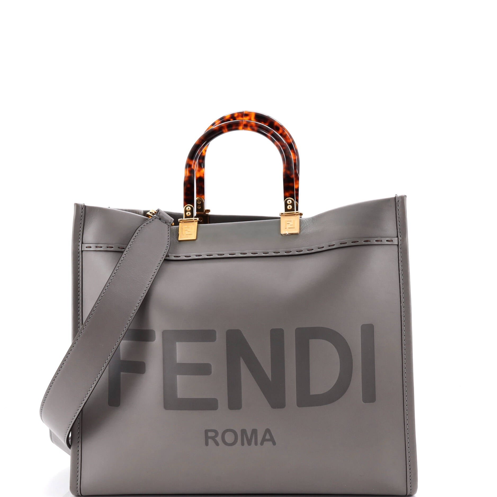 Sunshine Shopper Tote Leather Medium