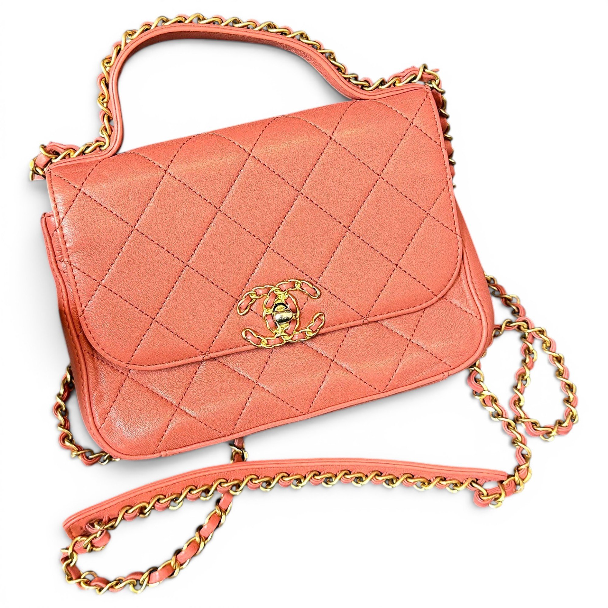 Chanel 19 leather handbag