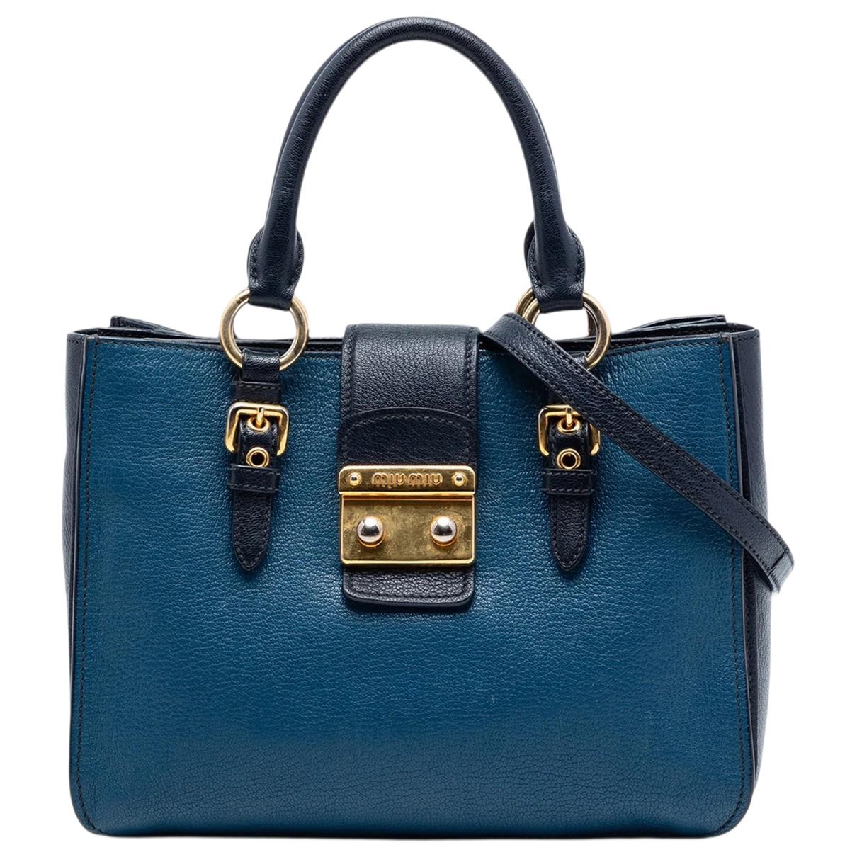 Madras leather satchel