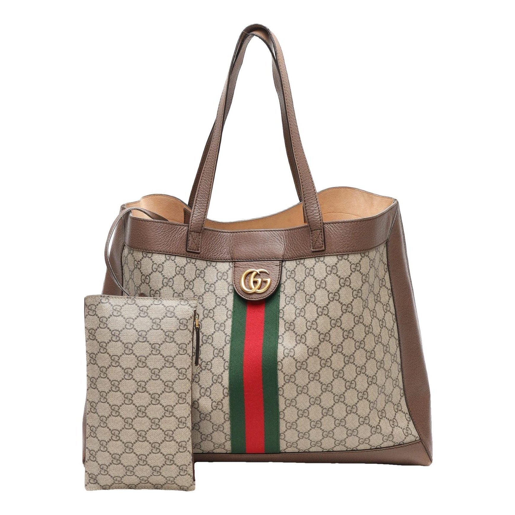Ophidia GG Supreme leather tote