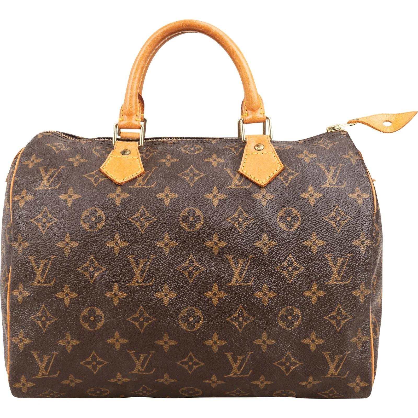 Speedy leather handbag
