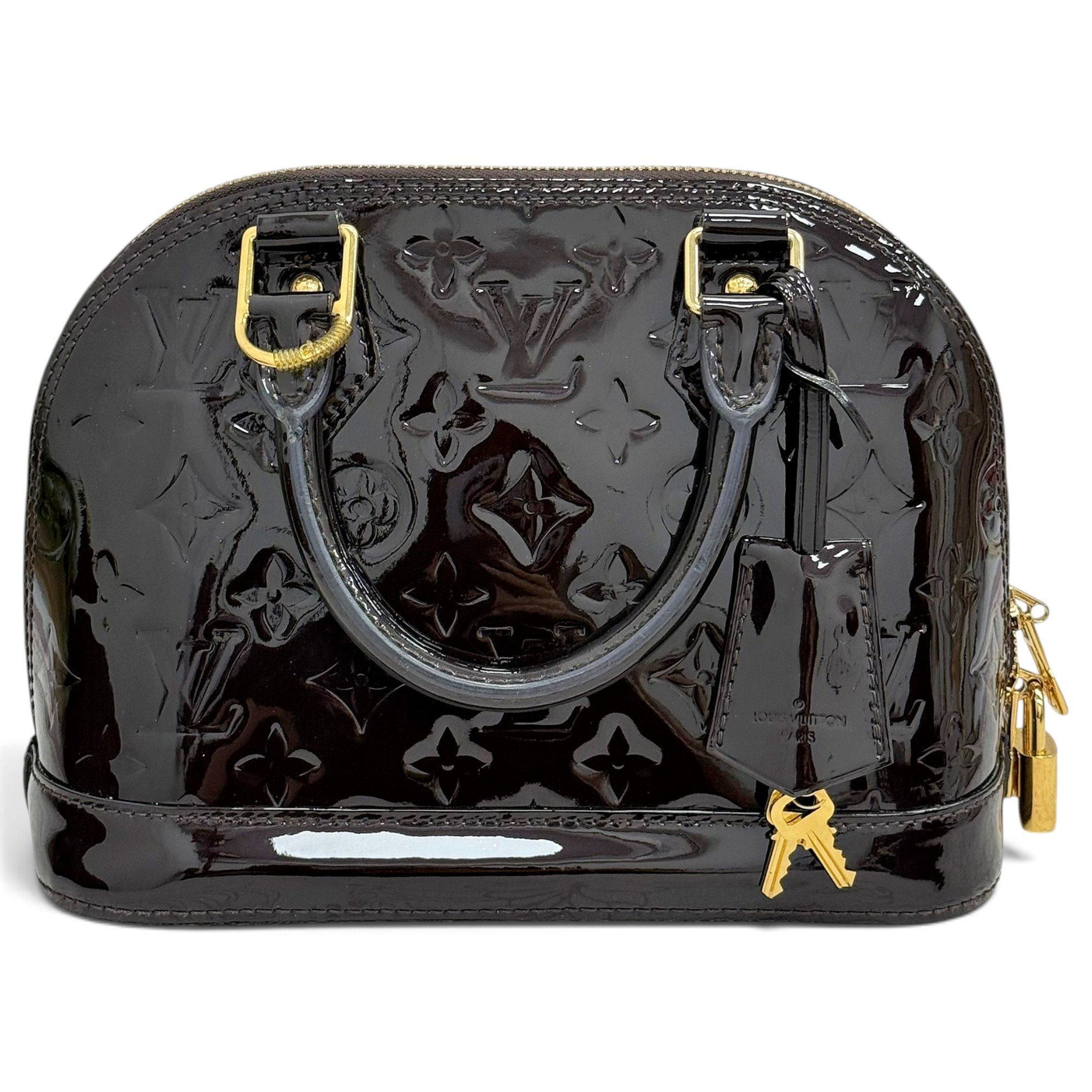 Alma BB patent leather handbag