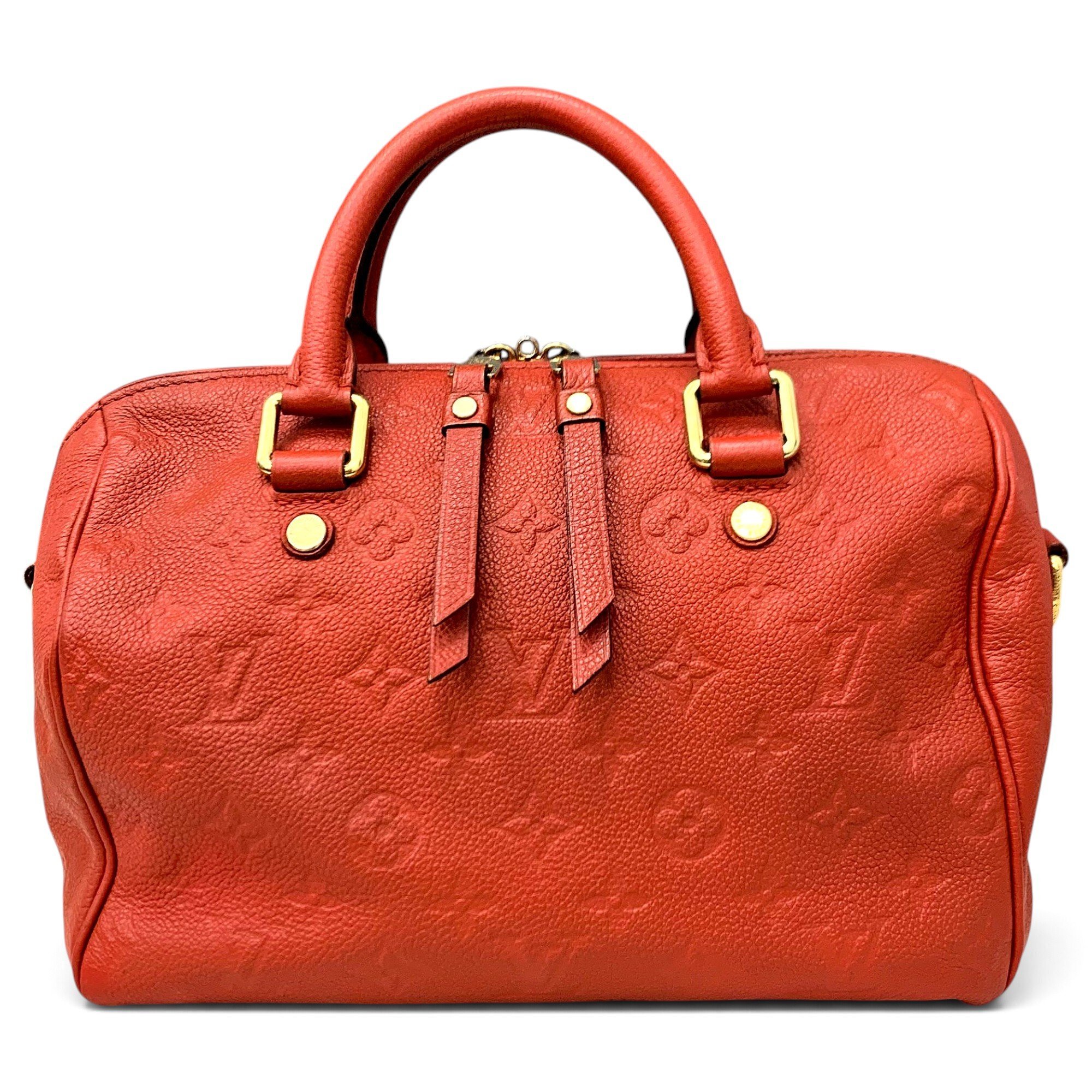 Speedy leather handbag
