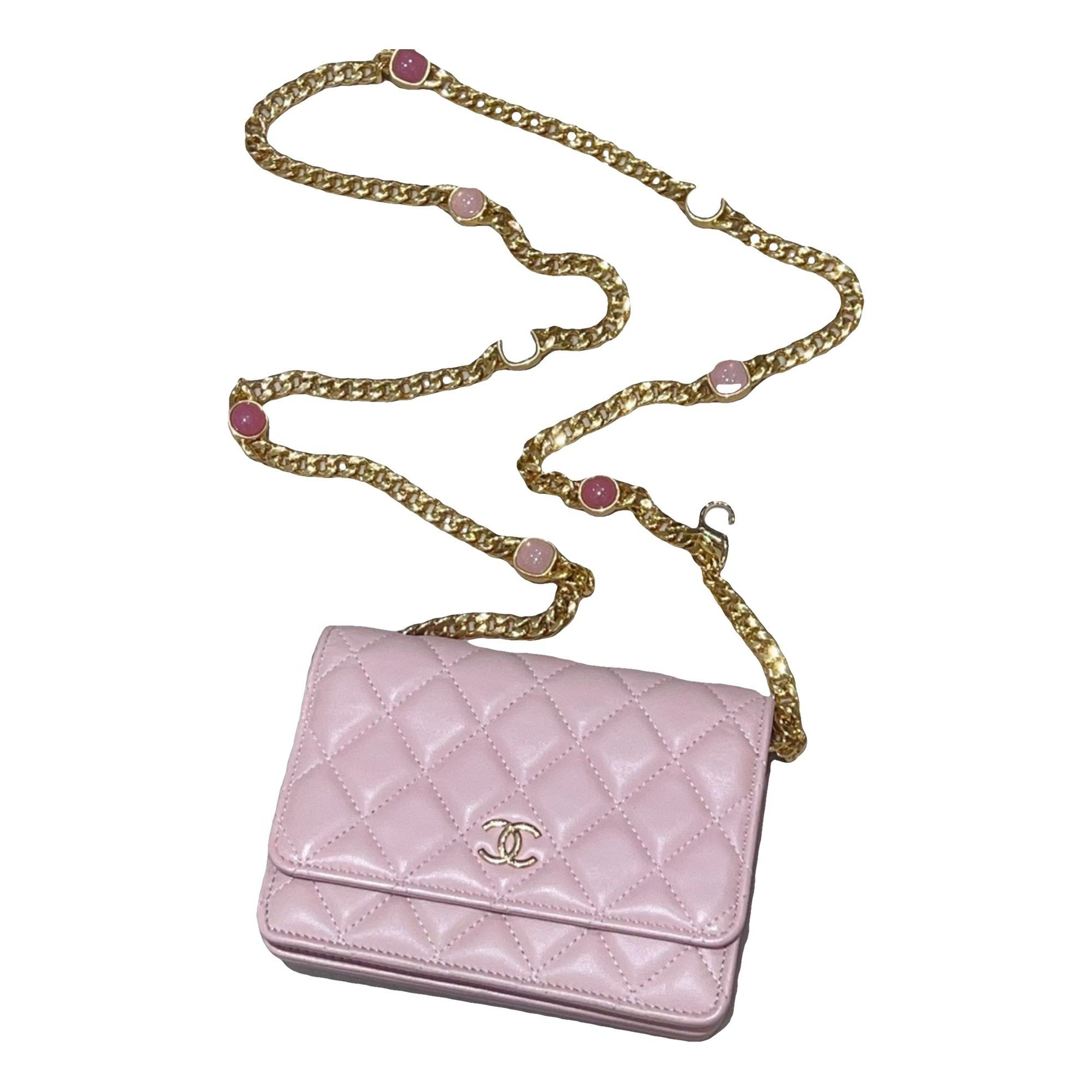 Wallet On Chain Timeless/Classique leather crossbody bag