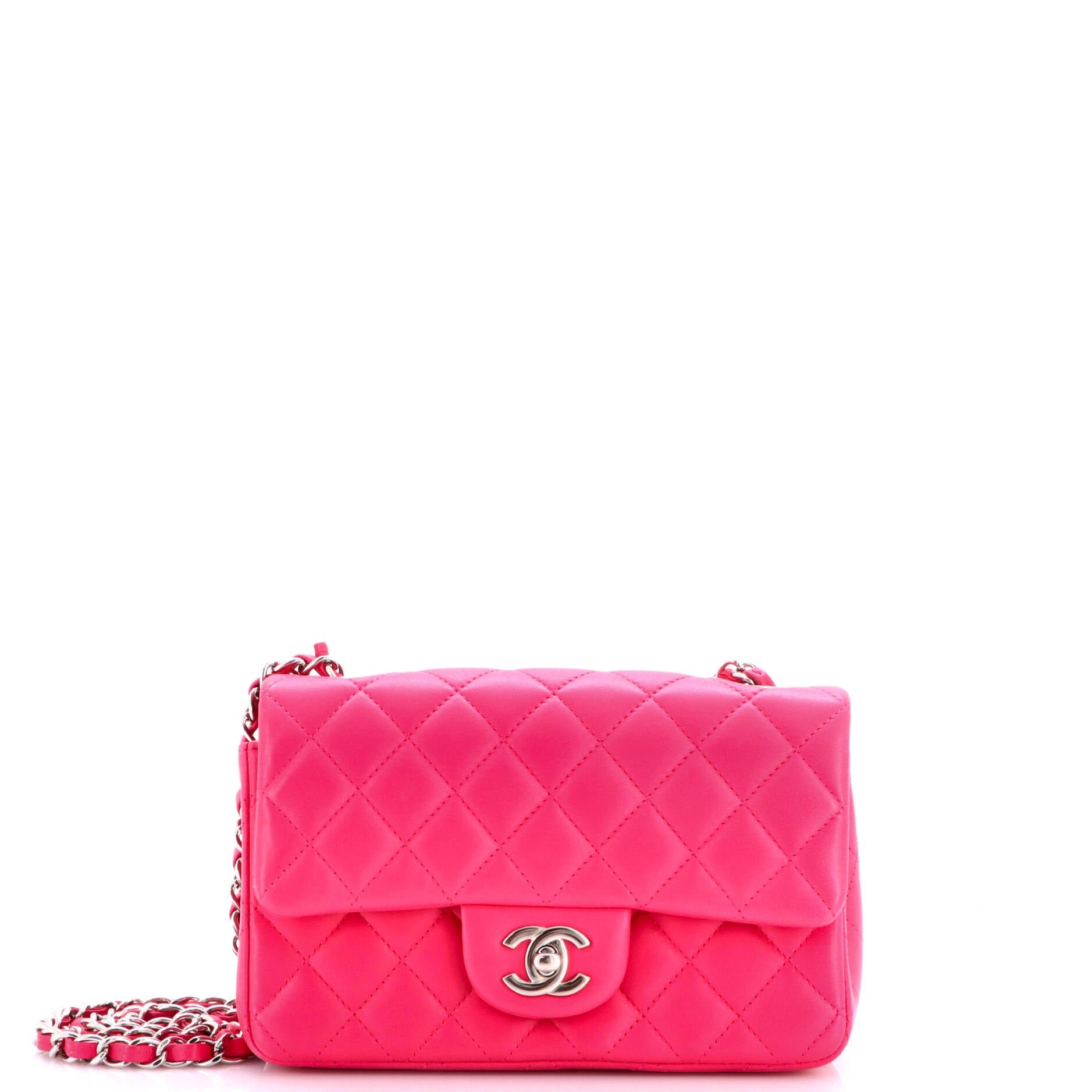 Classic Single Flap Bag Quilted Lambskin Mini