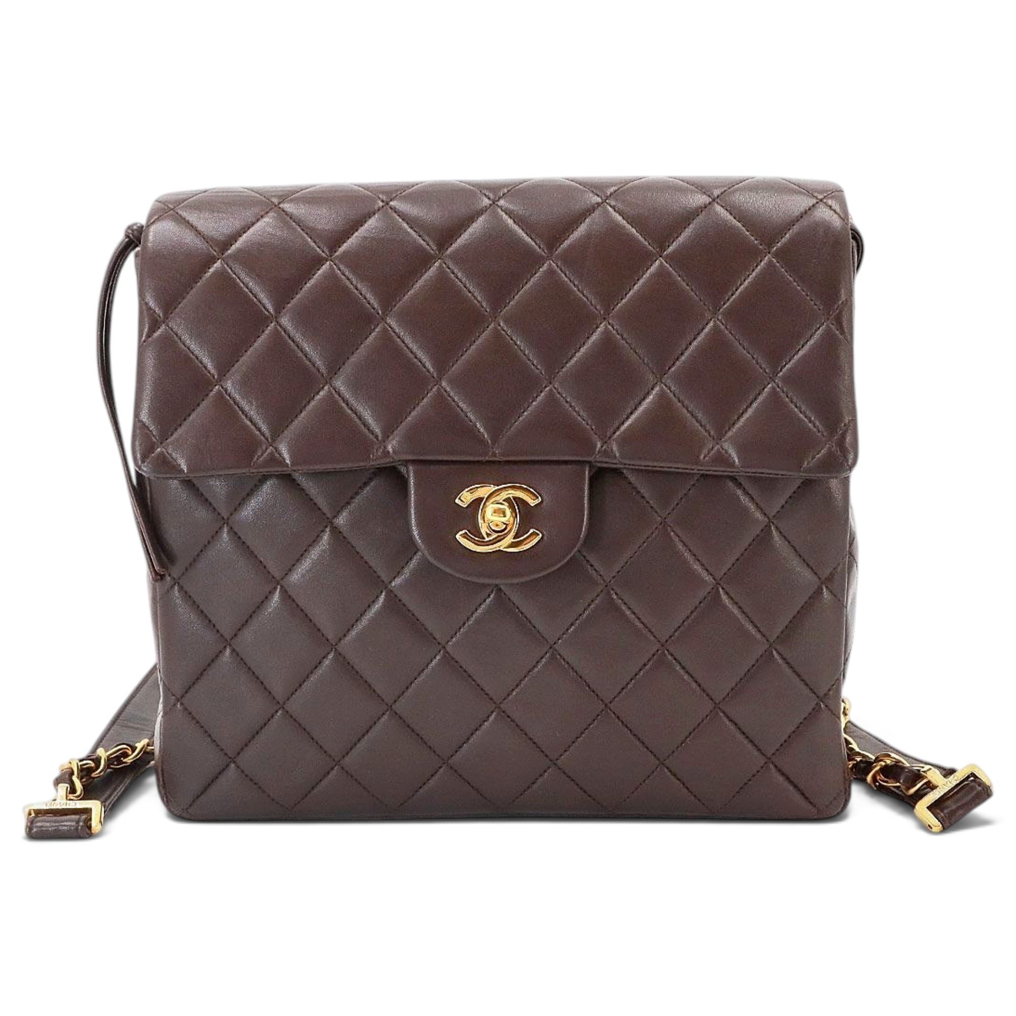 Leather backpack