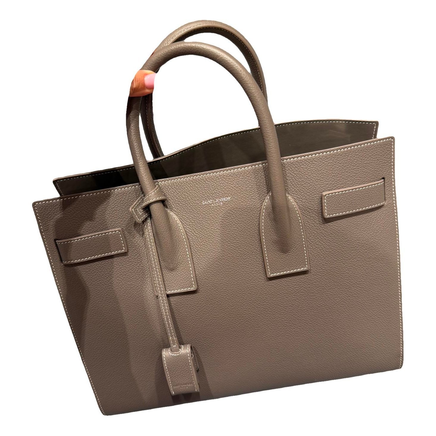 Sac de Jour leather tote