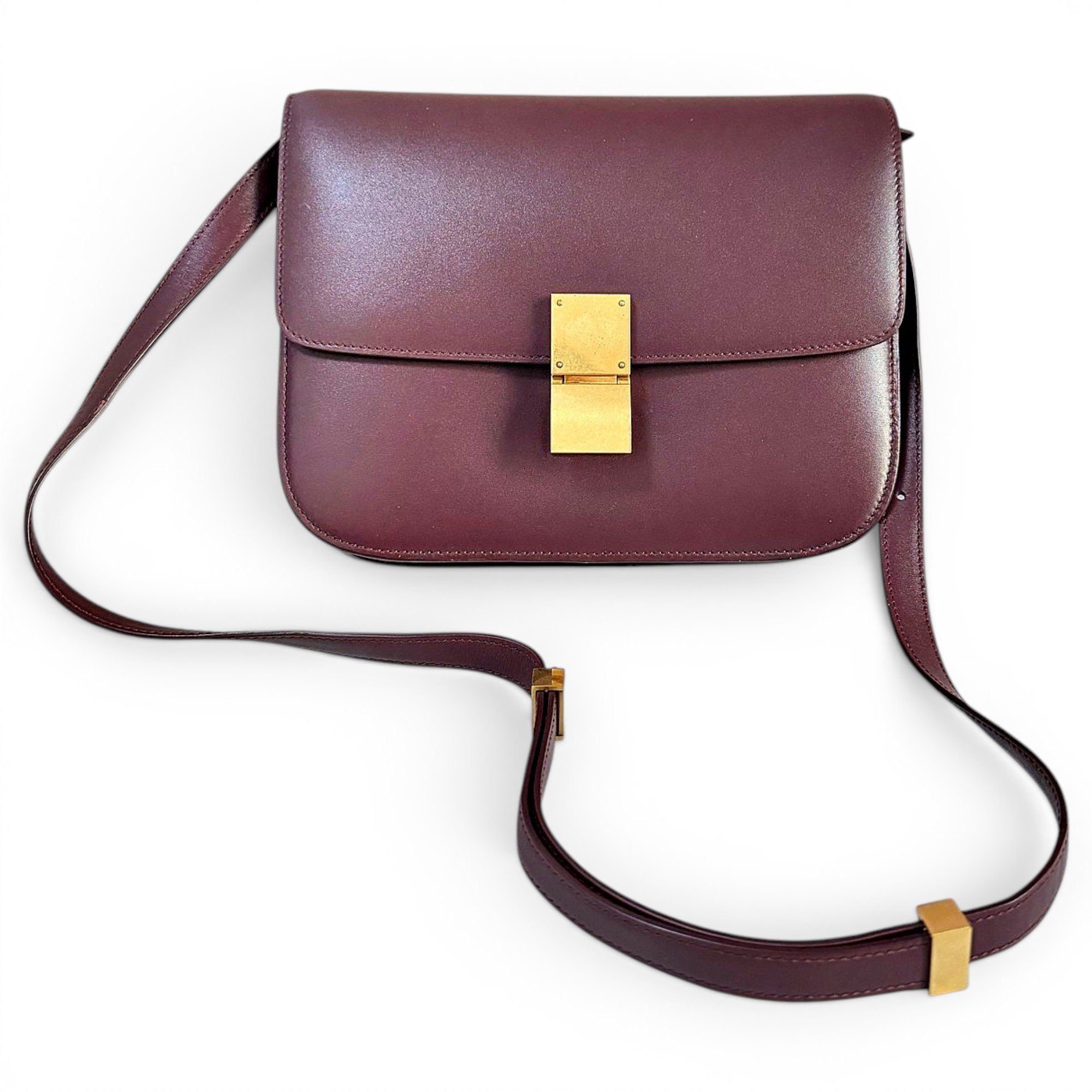 Classic leather handbag