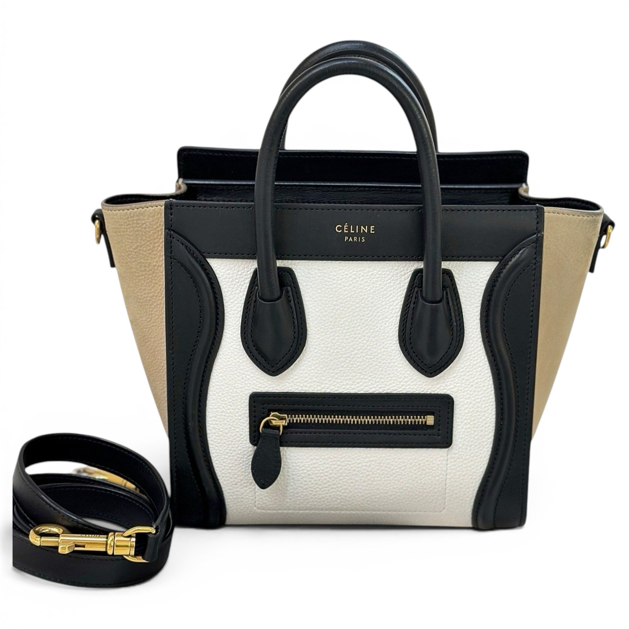 Nano Luggage leather handbag