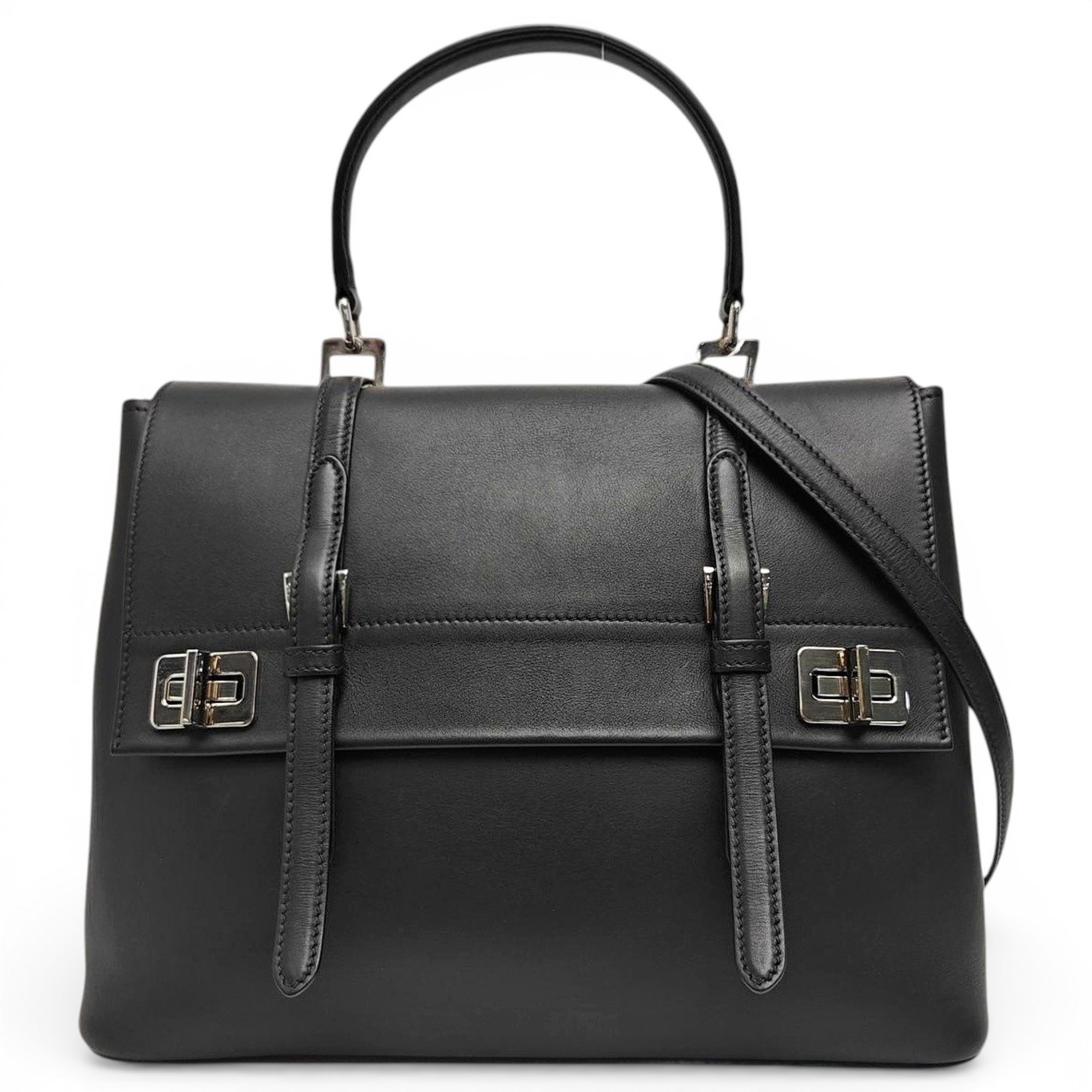 Leather handbag