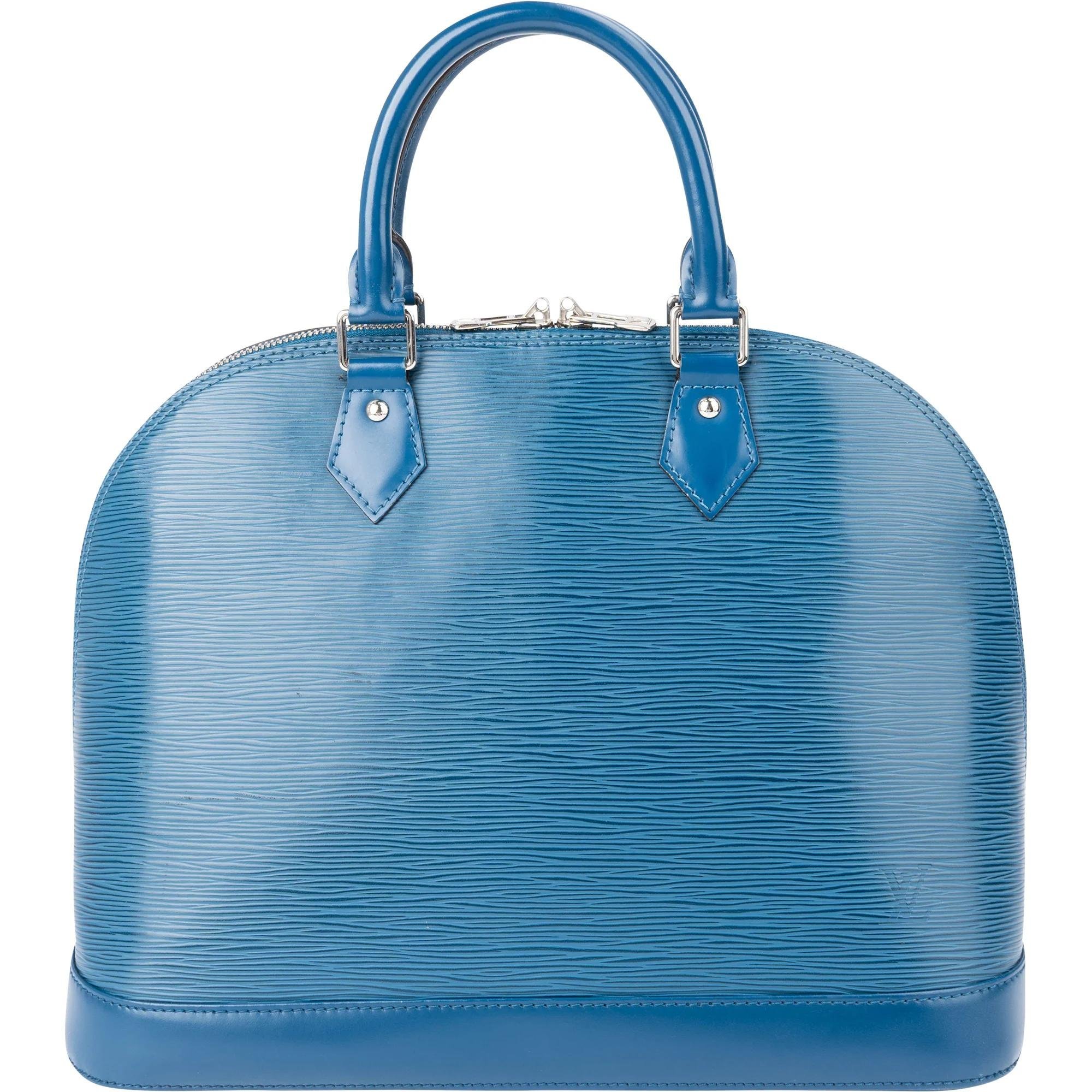 Louis Vuitton Alma leather handbag