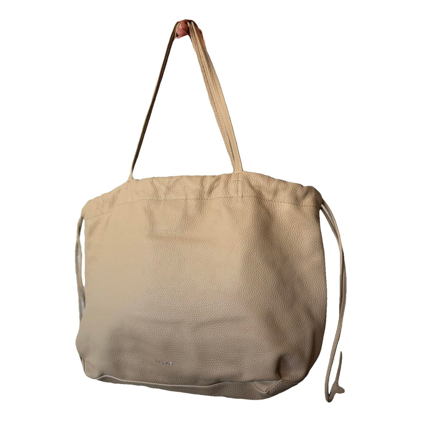 Leather tote