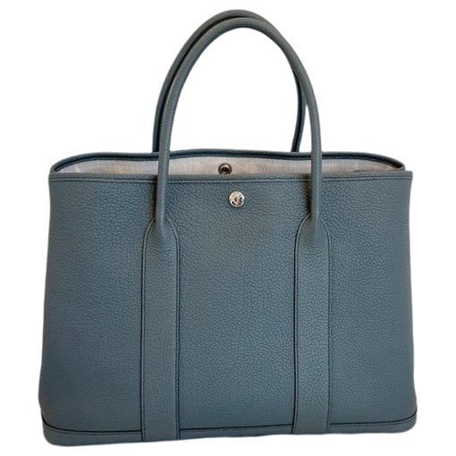 Hermes Garden Party 36 Handbag Vert Amande Negonda Leather