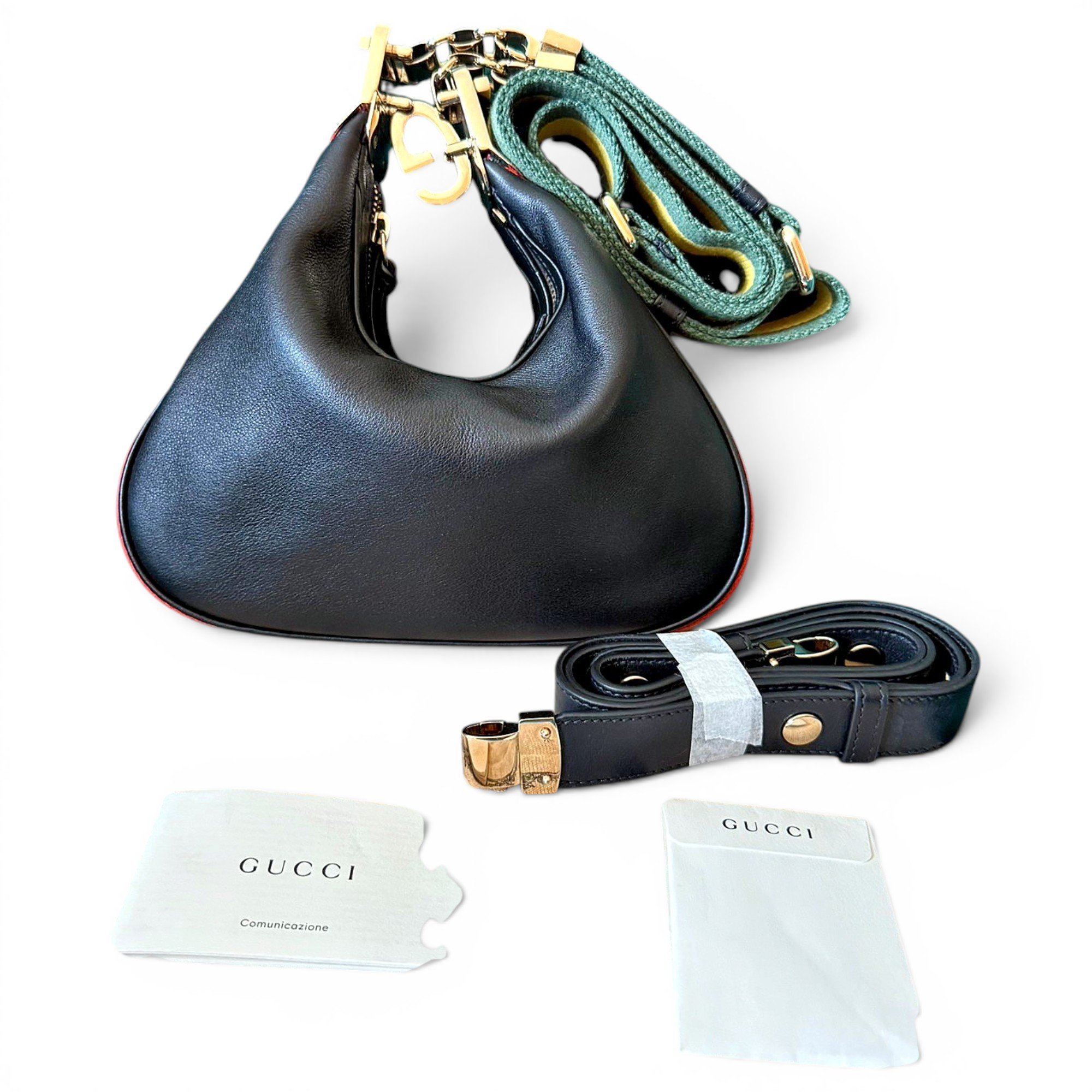 Attache leather crossbody bag