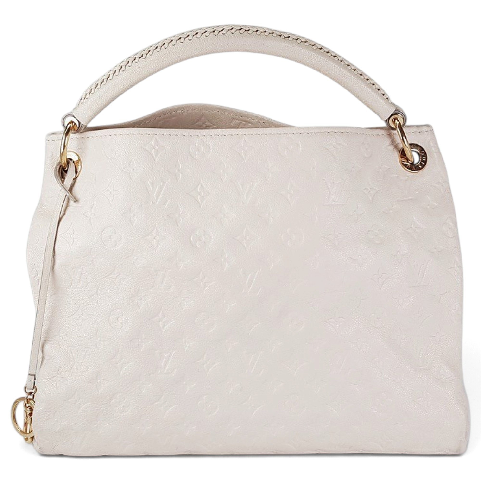 Artsy leather handbag