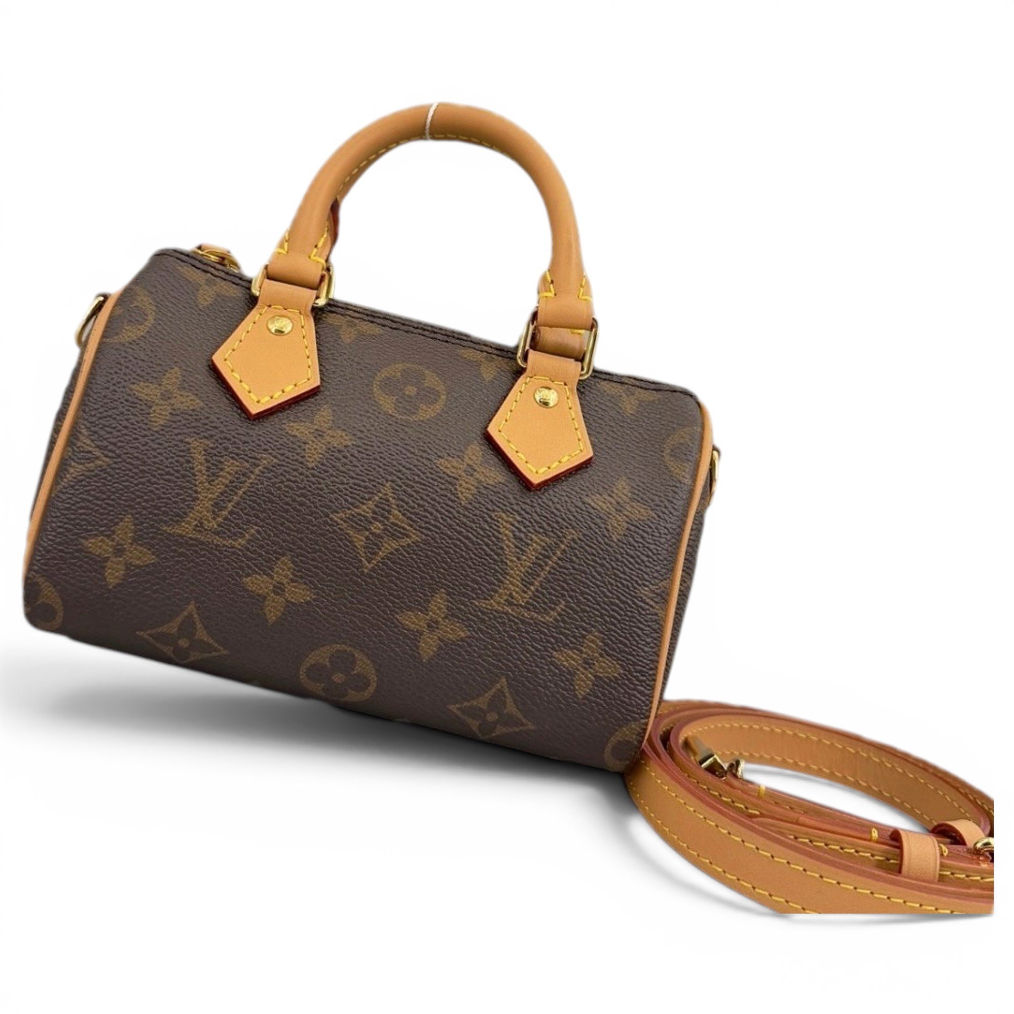 Nano Speedy / Mini HL leather handbag