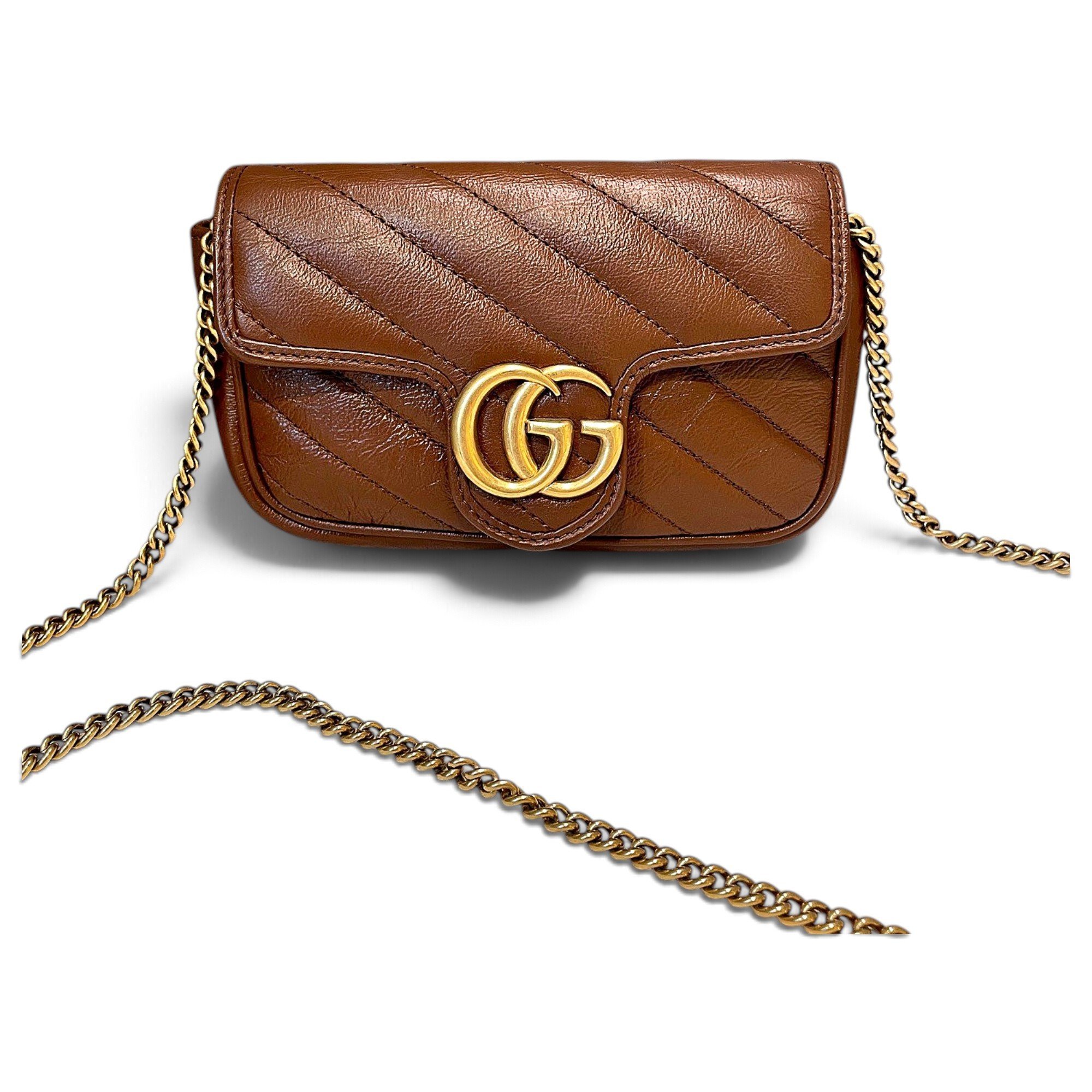 GG Marmont Flap leather handbag