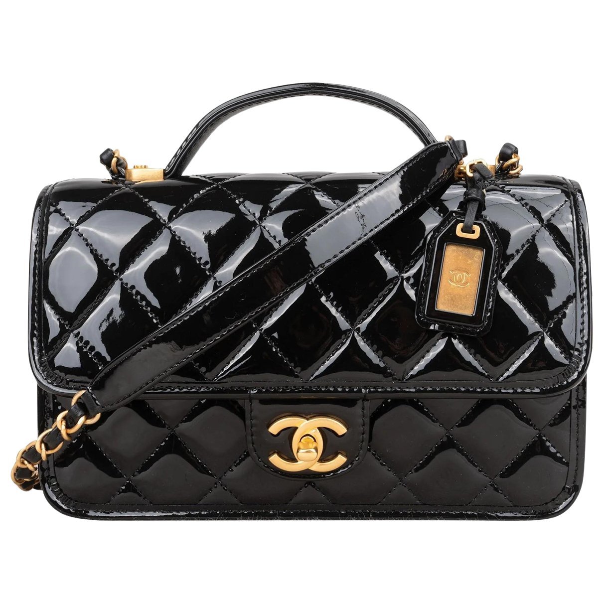 Timeless/Classique patent leather handbag