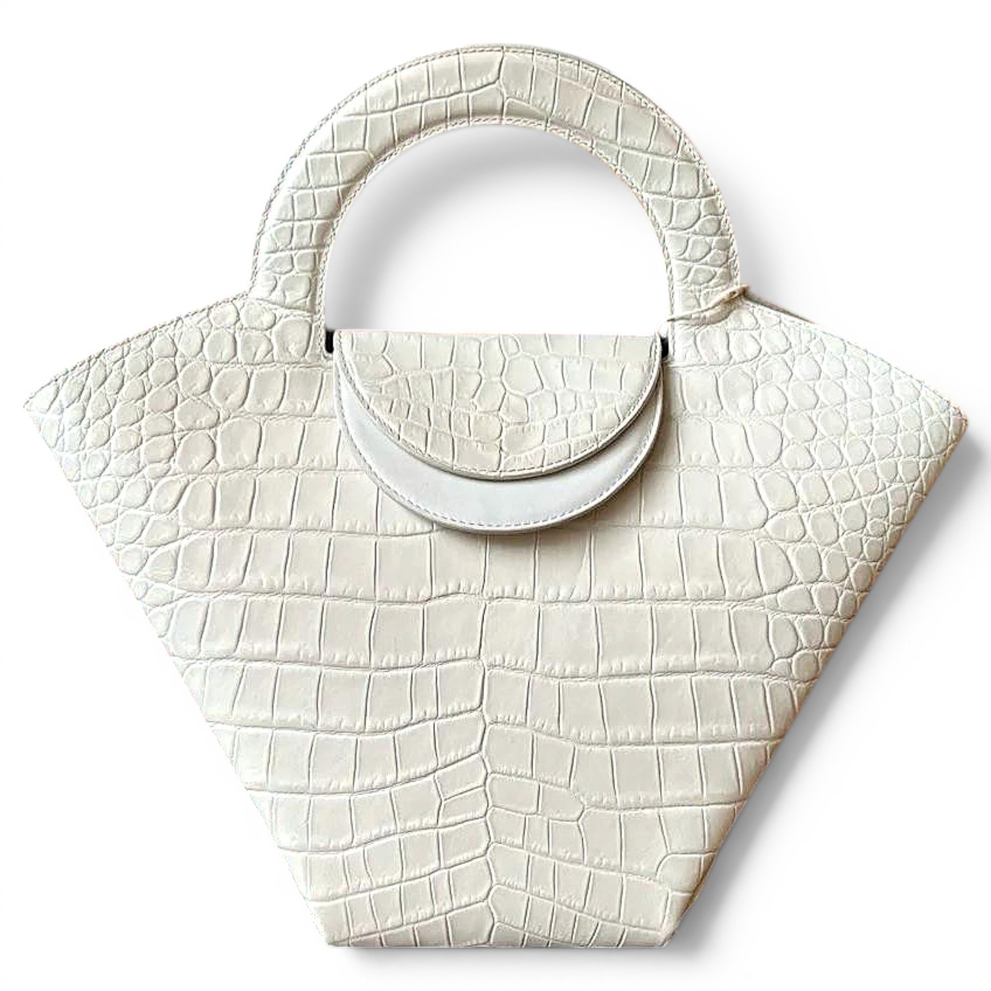 Leather tote