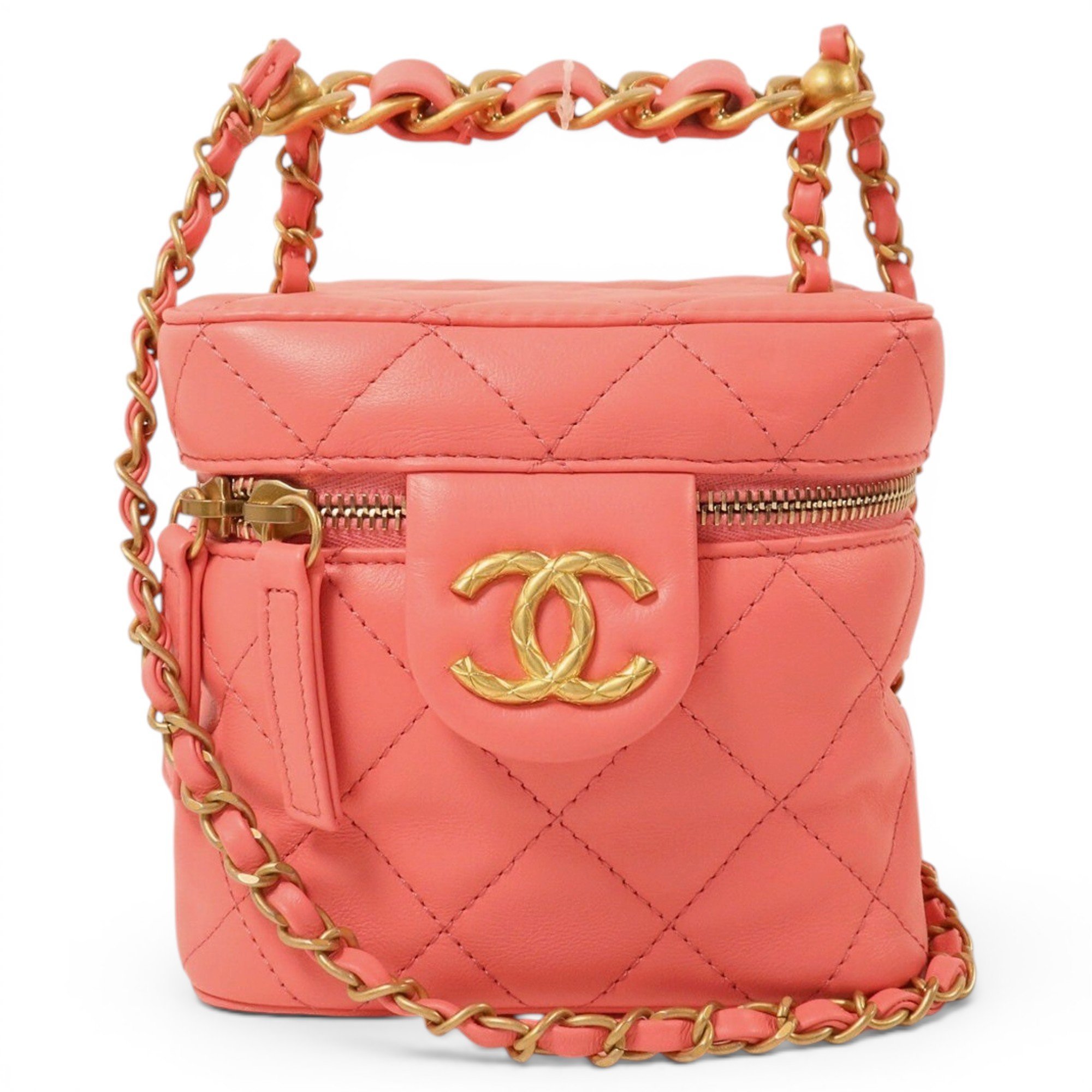 Vanity leather mini bag