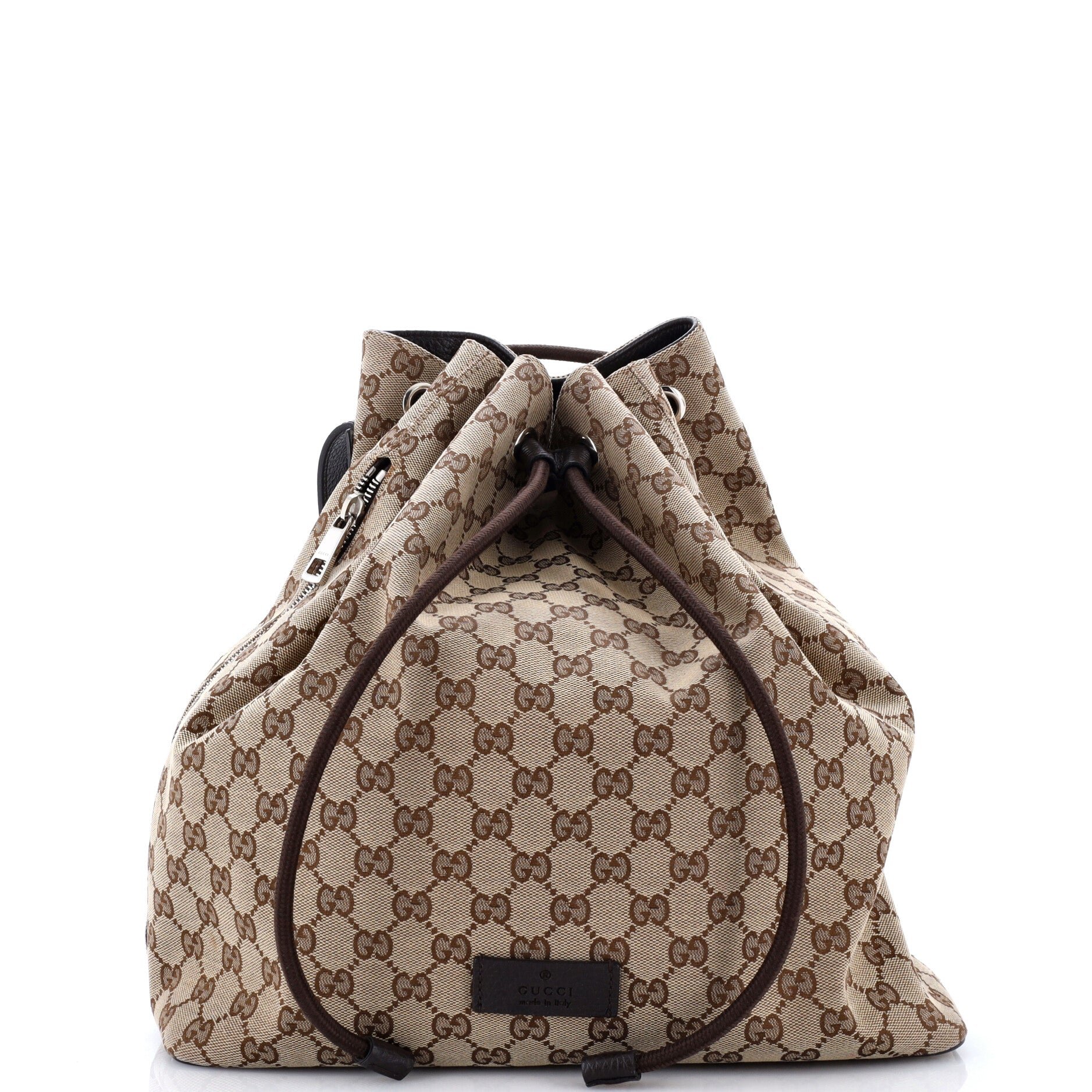 Drawstring Backpack GG Canvas Medium
