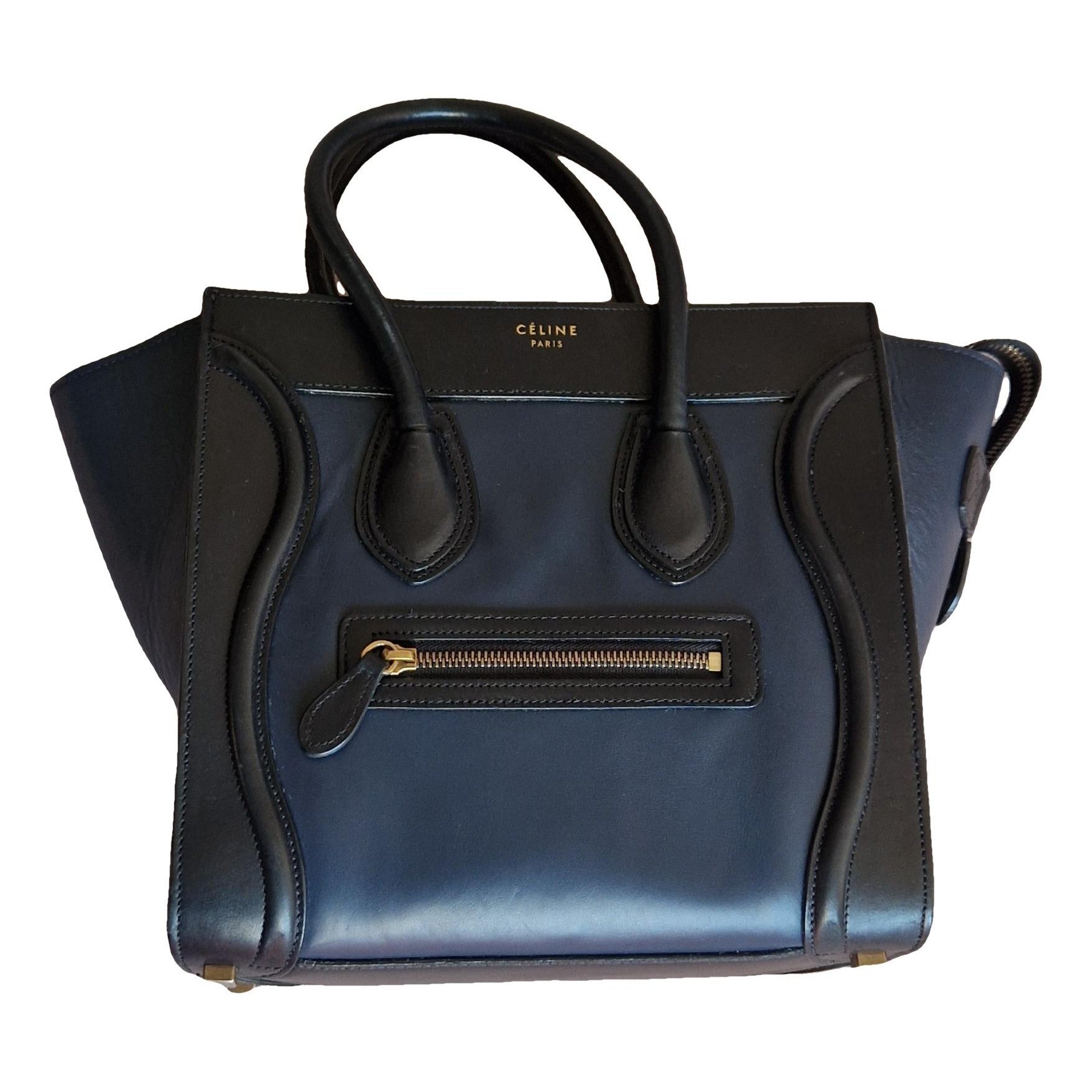 Luggage leather handbag