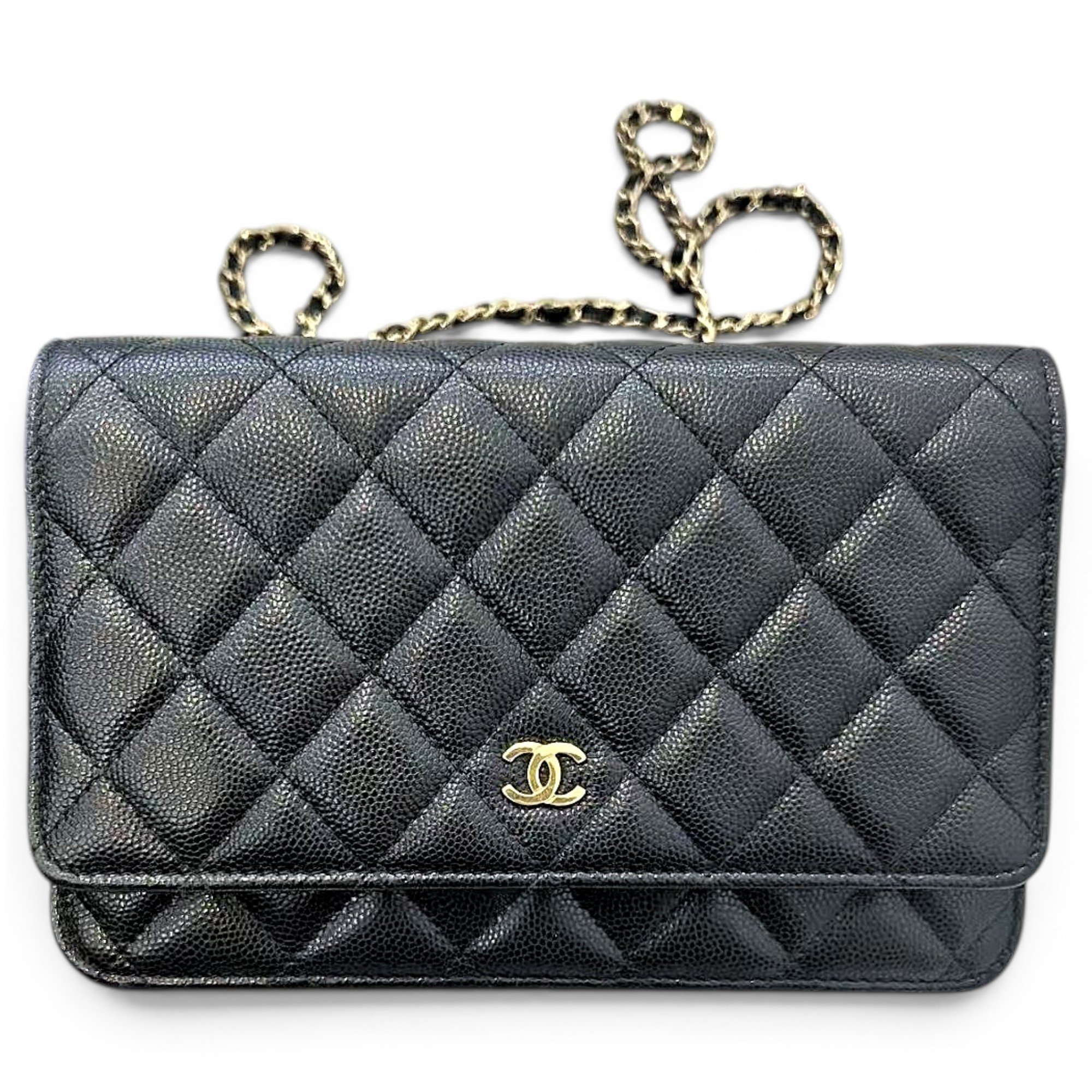 Wallet On Chain Timeless/Classique leather handbag