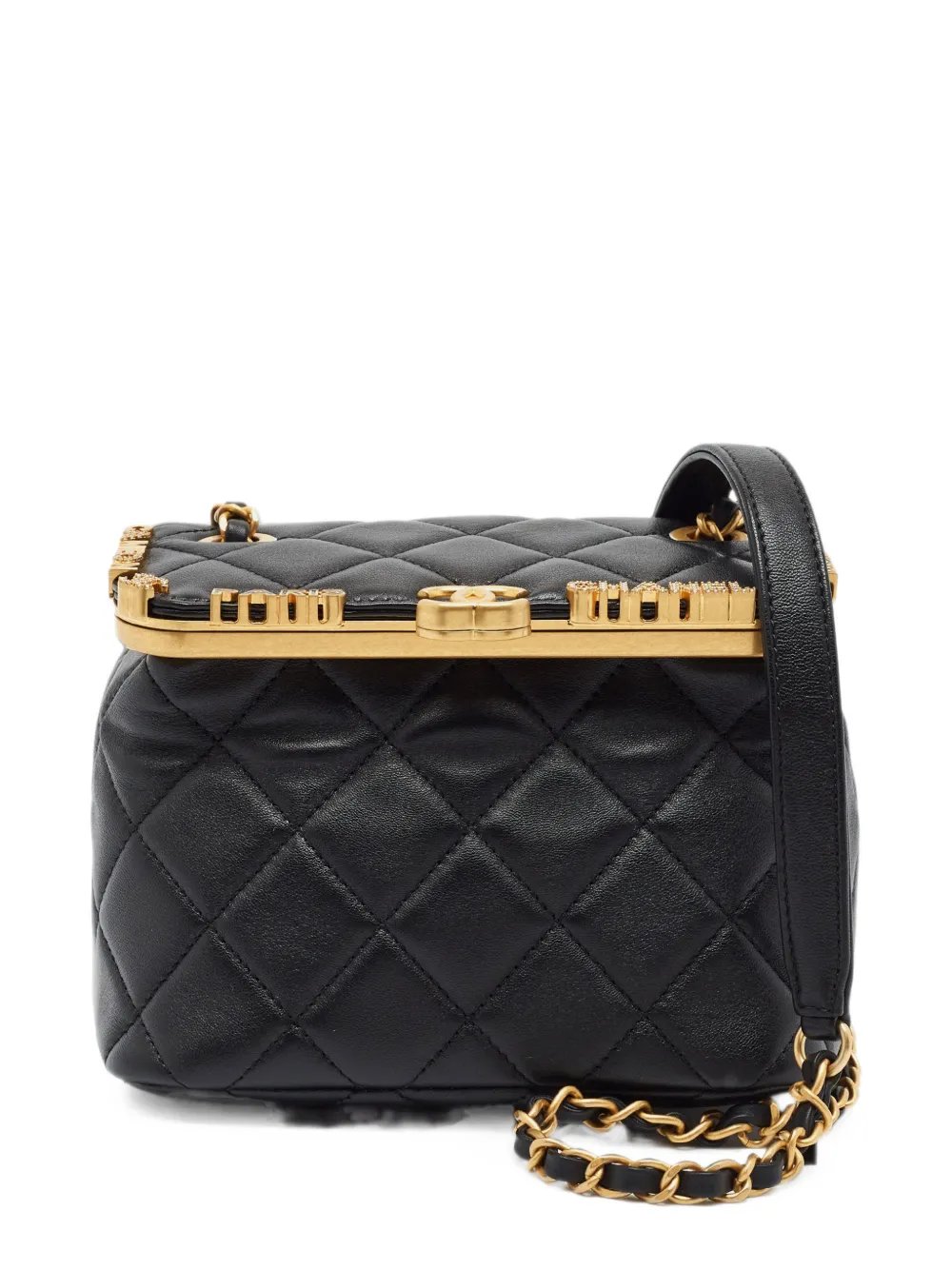 mini Paris Monaco quilted shoulder bag